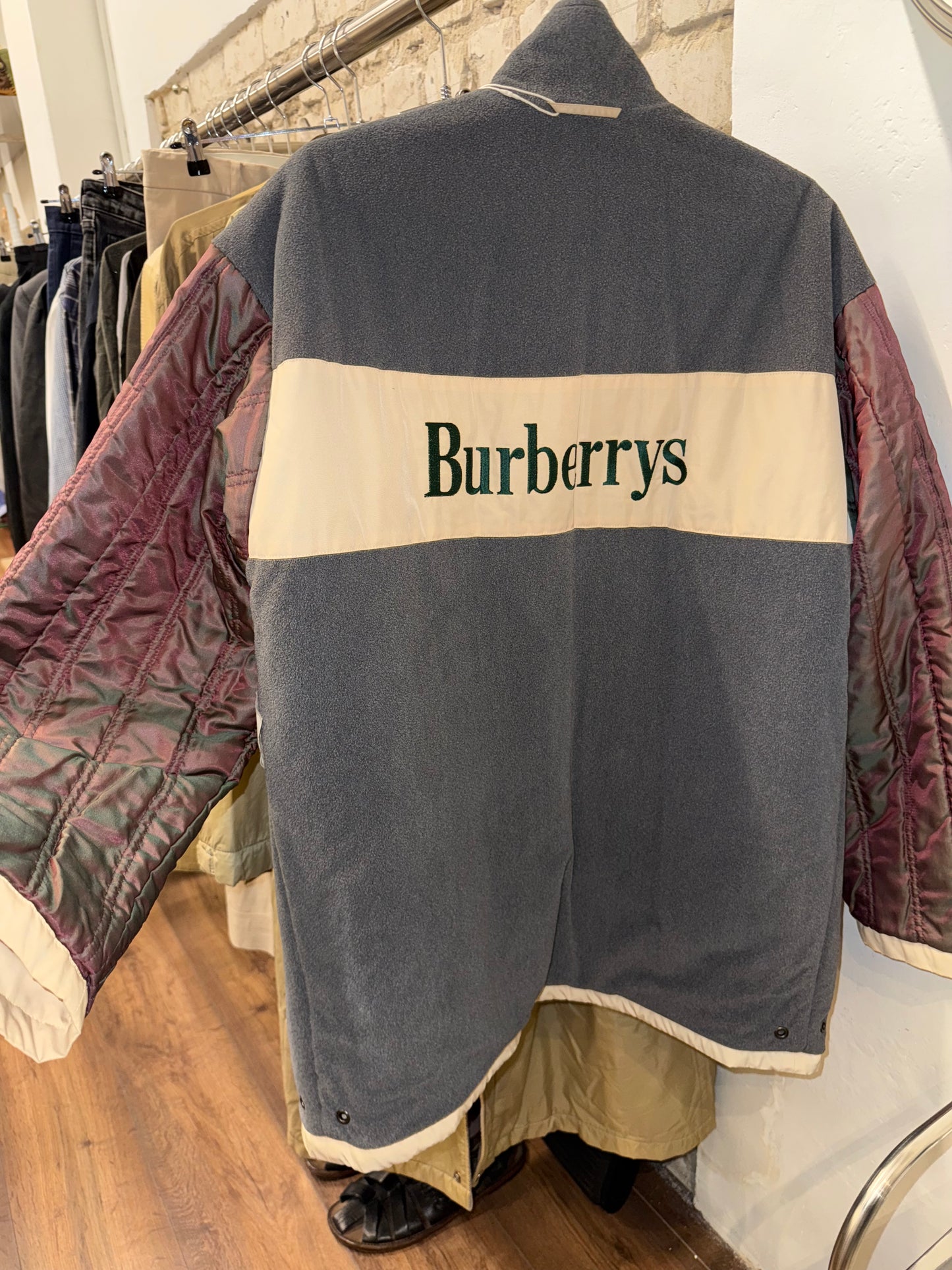 Burberry’s Detachable Hooded Puffer Reversible Jacket