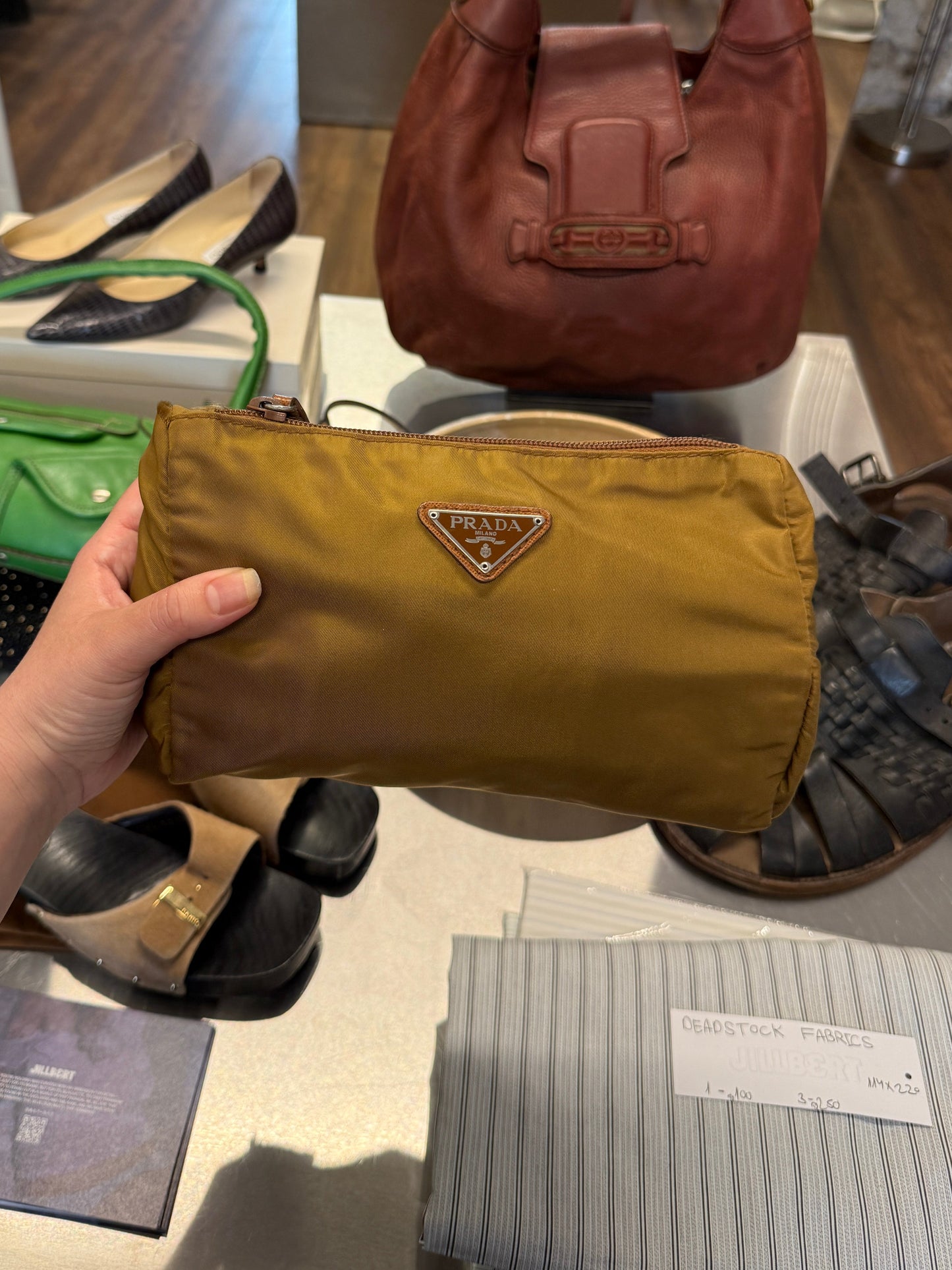 Prada 2000s Tessuto Nylon Mini Pouch