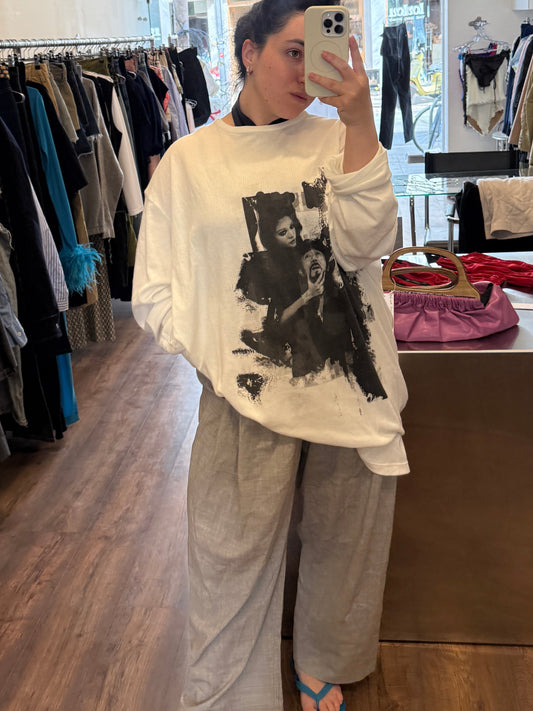 Yohji Yamamoto Pour Homme Graphic Long Sleeve