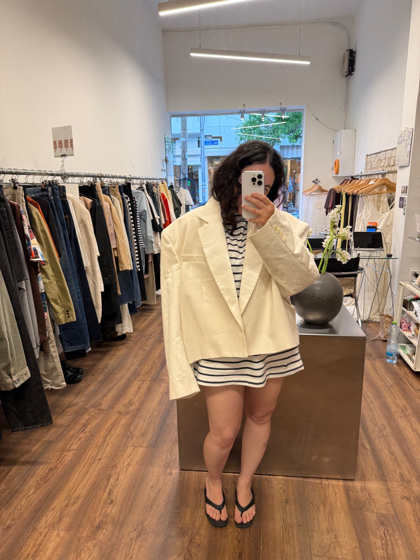 Hed Mayner SS2020 Cropped Blazer