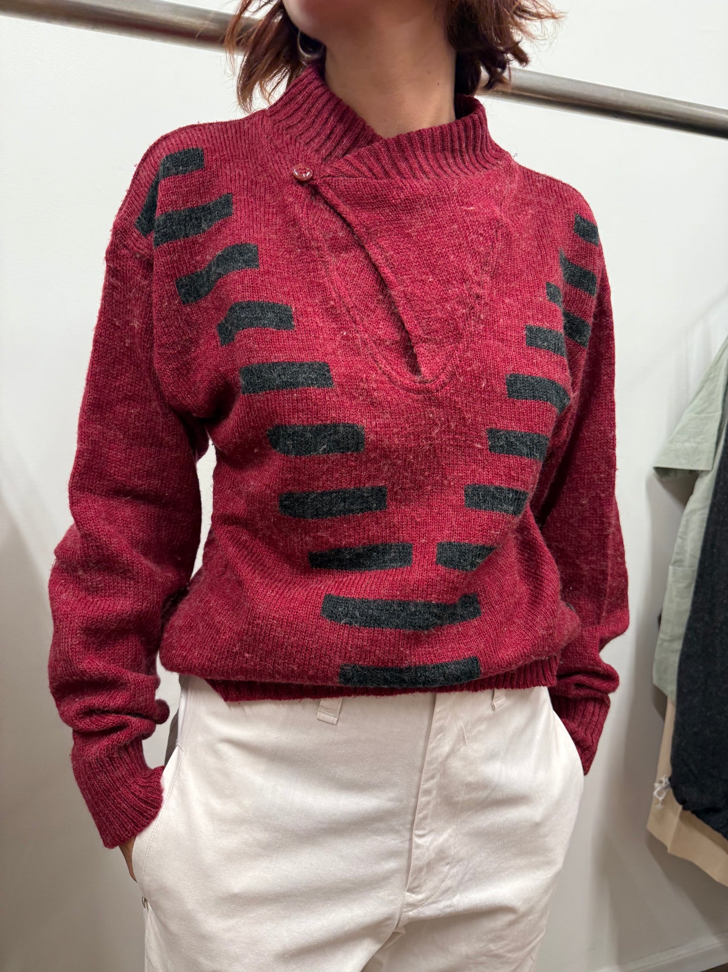 Chams de Baron 80s Wool Knit