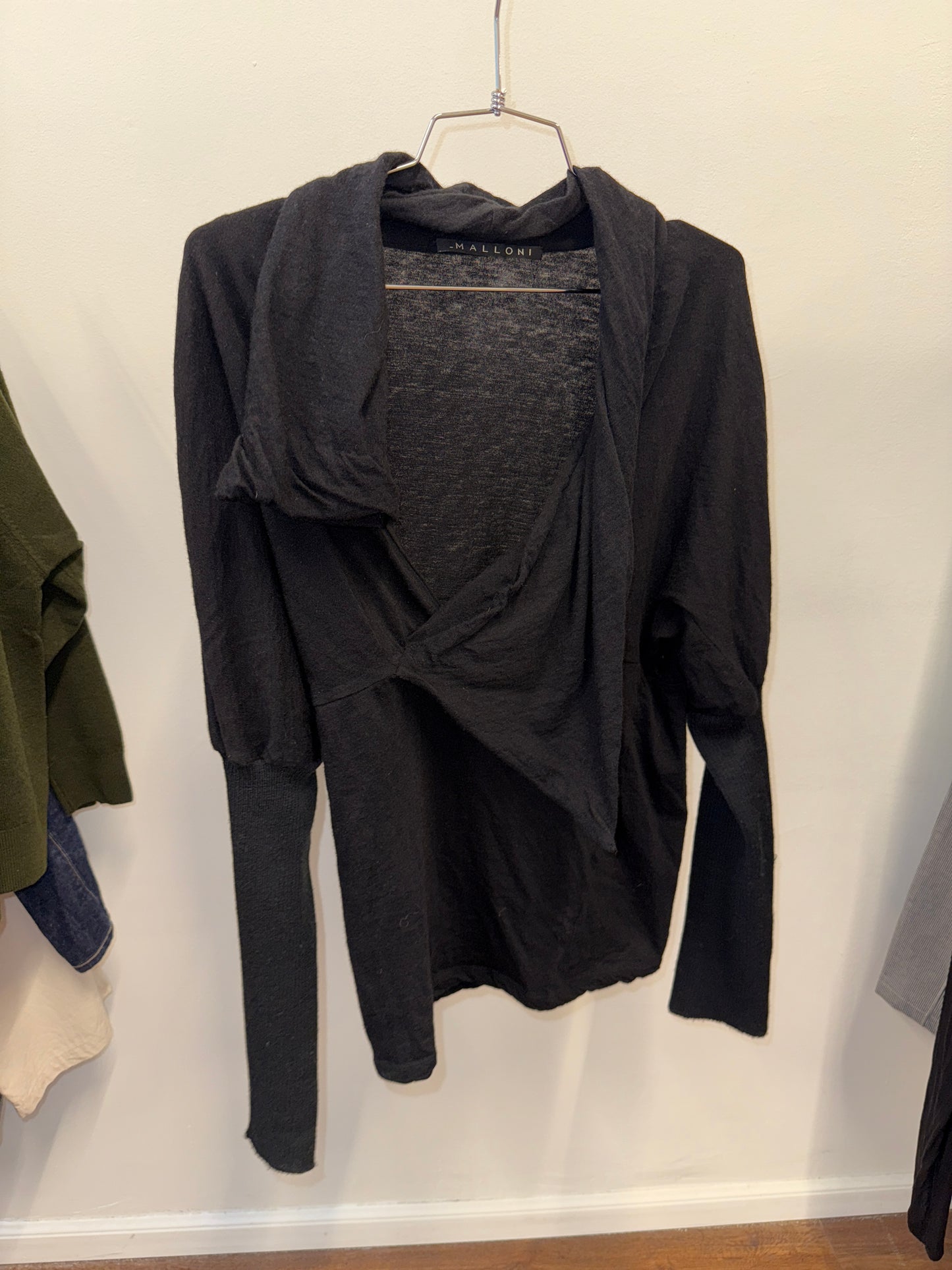 Malloni Draped Wrap Top