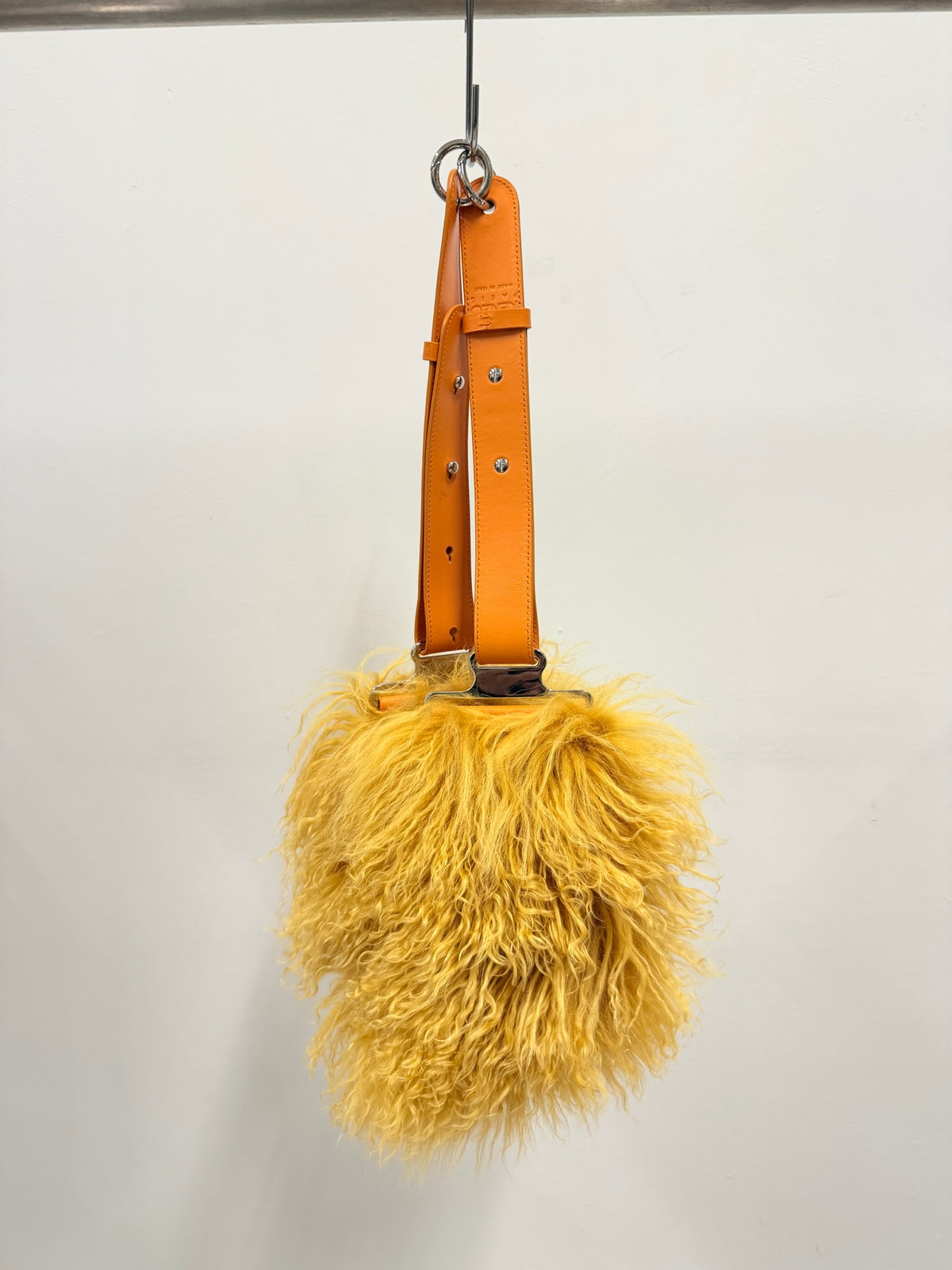 KENZO Fur Panel Wide Belt