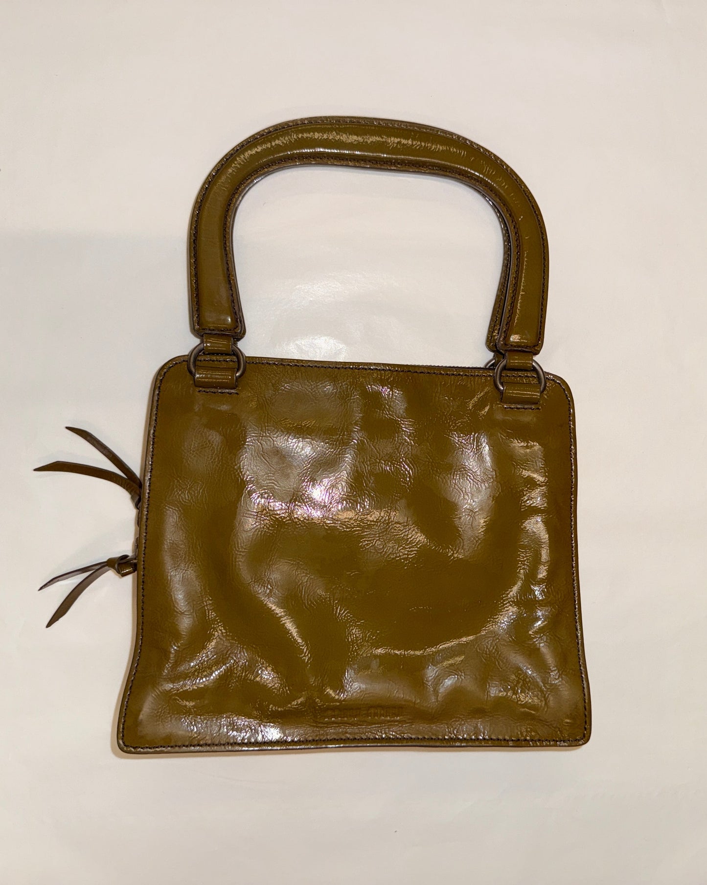 Miu Miu glossy leather mini bag