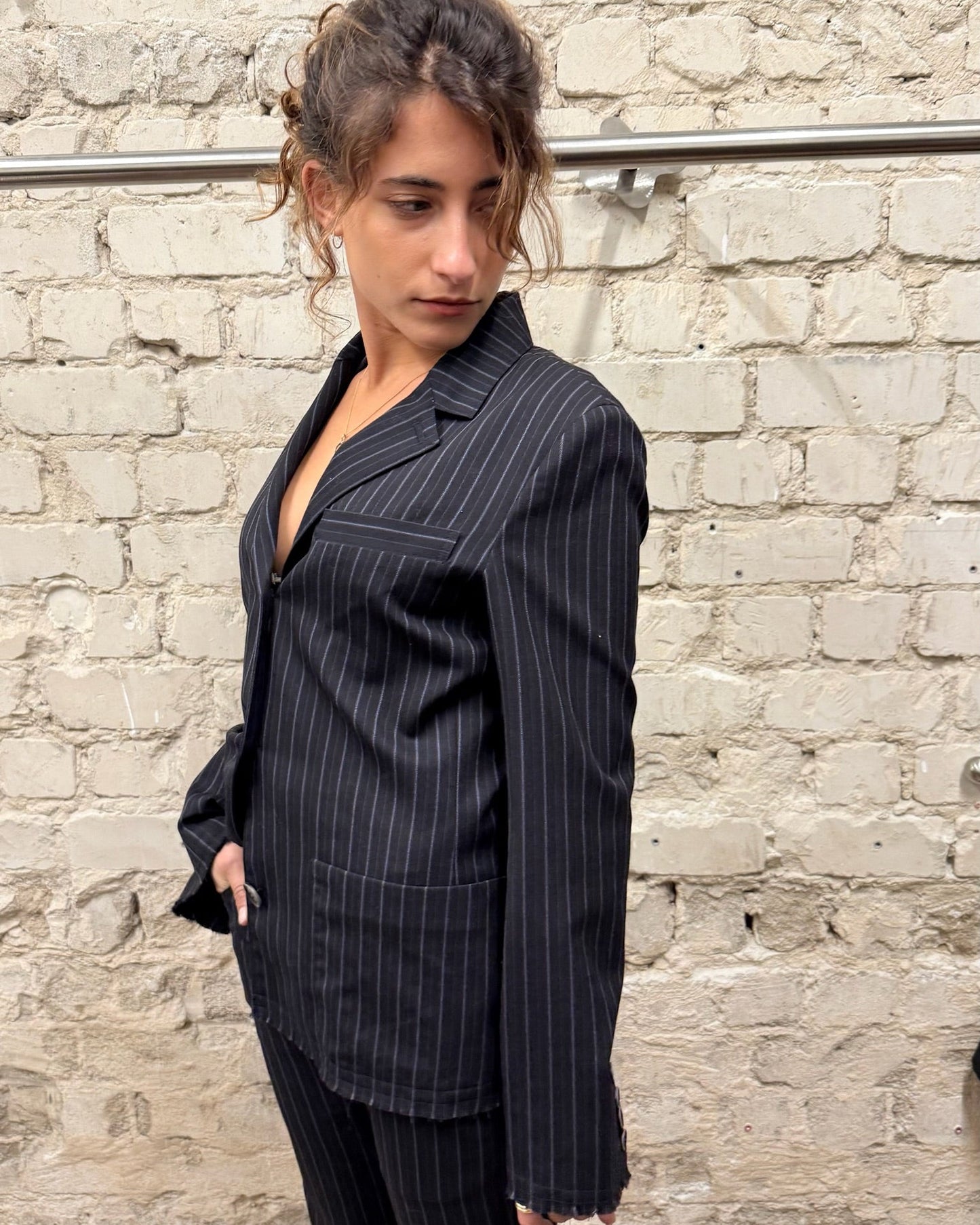 Hysteric Glamour Pinstripe Suit Set