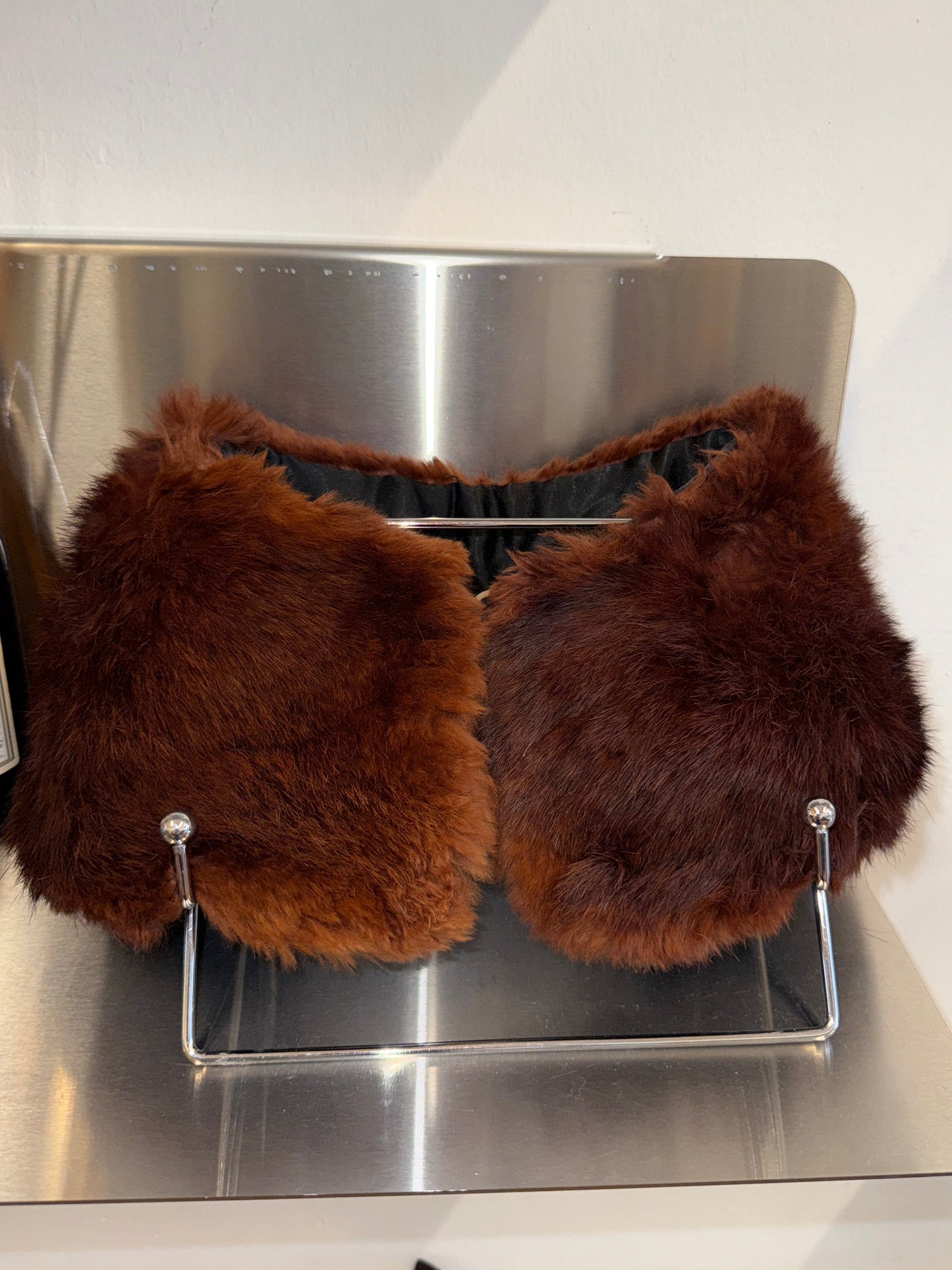 Vintage mink fur earmuffs