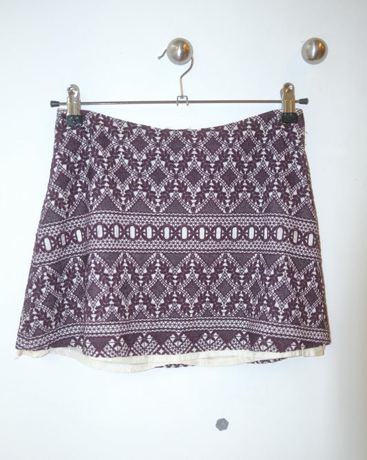 ￼Yaron Minkowski Lace Mini Skirt