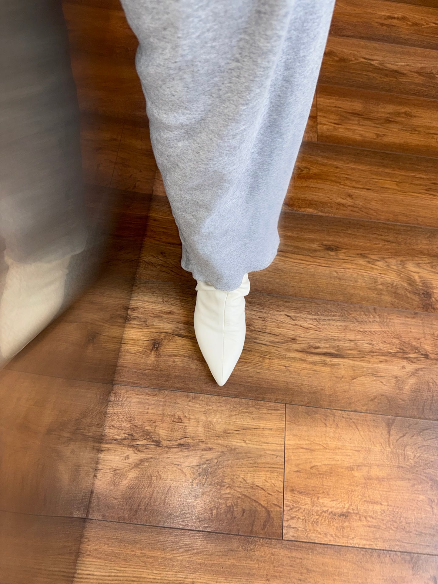 Jil Sander - tall slouch leather boots 37.5