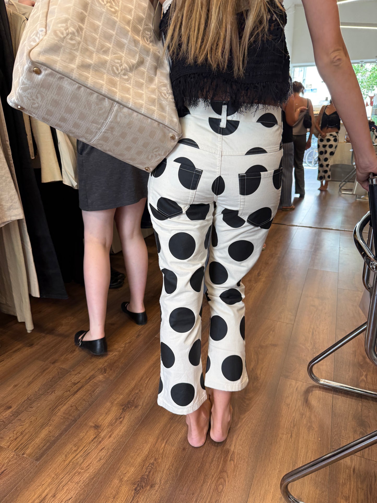 Tao Comme des Garçons SS23 Polka Dot Cropped Pants