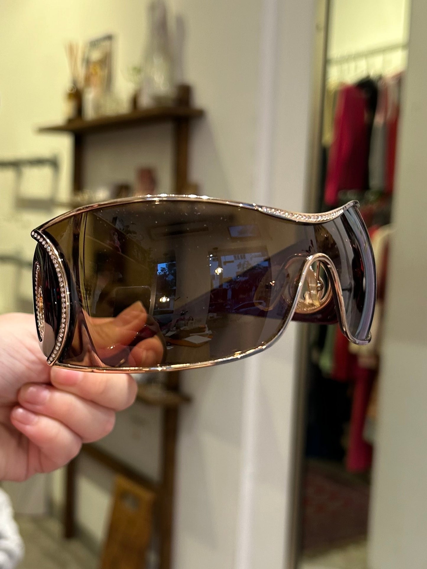 2000s CHOPARD luxury brown sunglasses