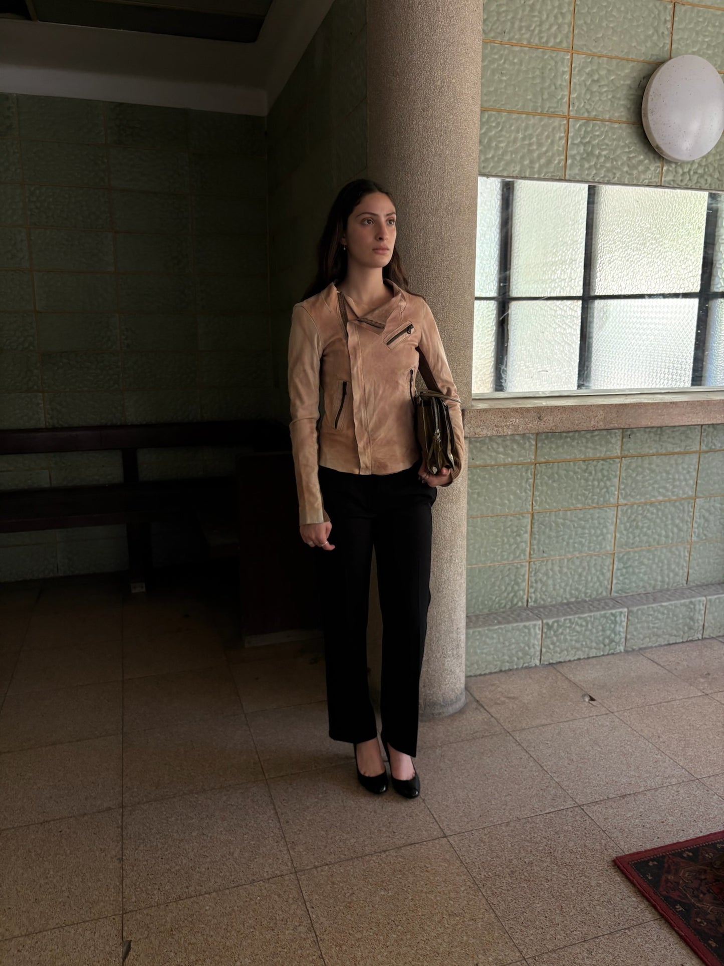 Miu Miu glossy leather mini bag