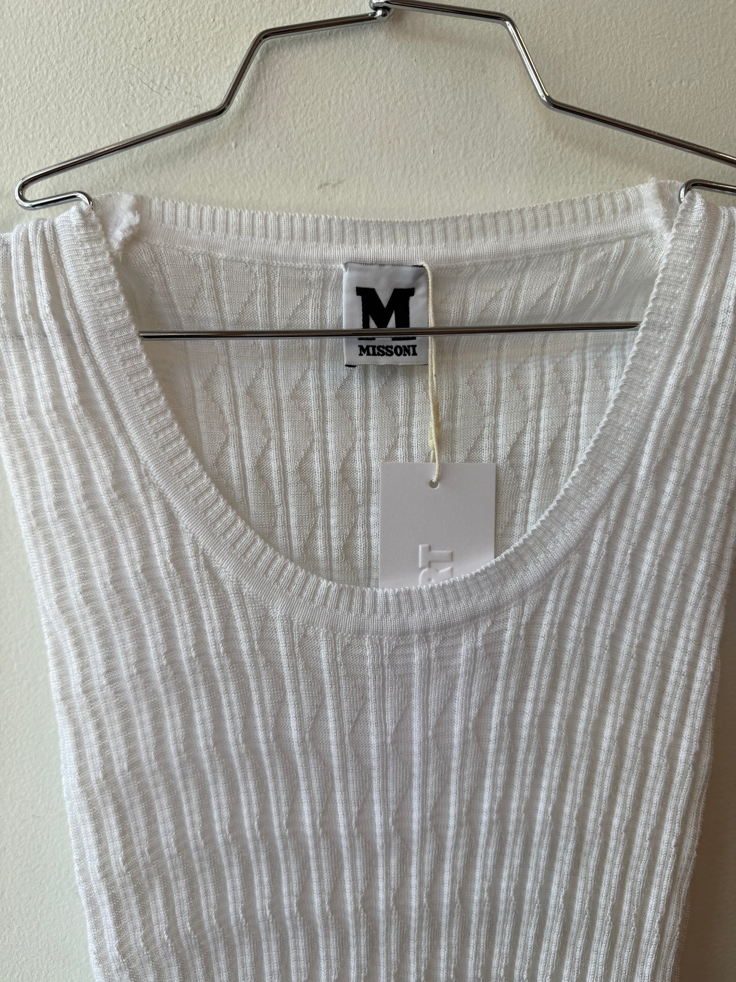 M Missoni Ribbed Knit Tank