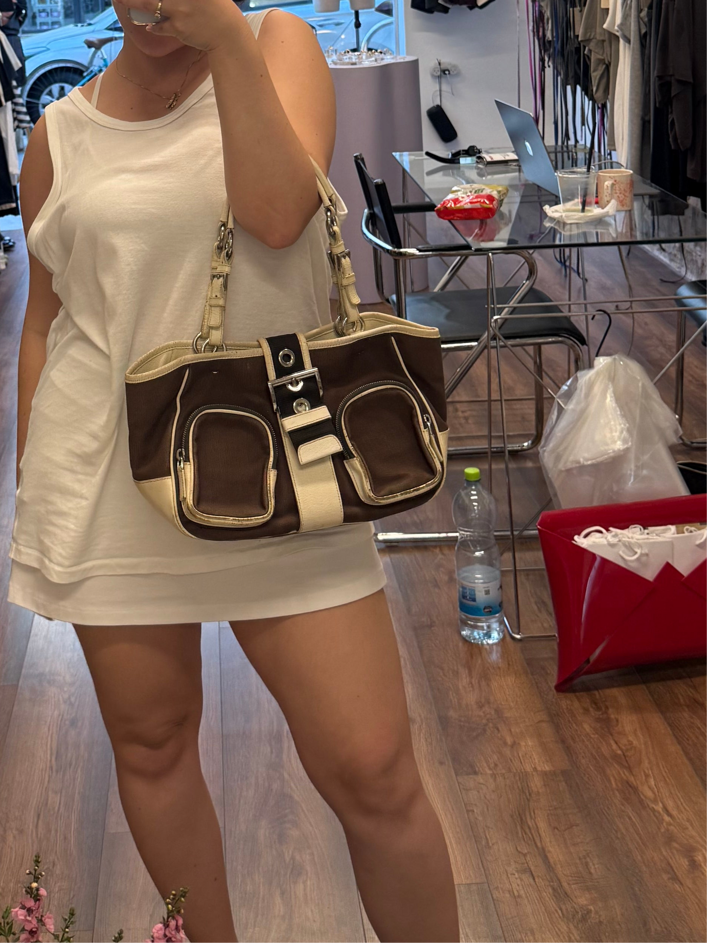 Prada Early 2002s Utility Shoulder Bag