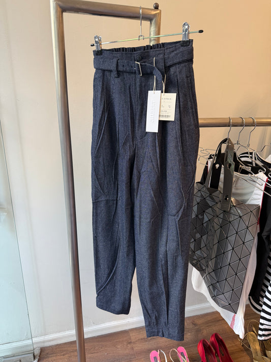 Plantation Wool Belted Pants