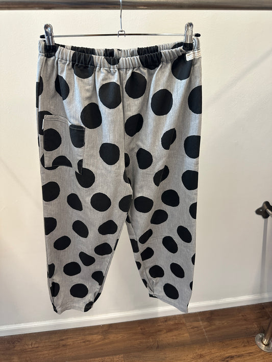 Sou-Sou Polka Dot Easy Pants
