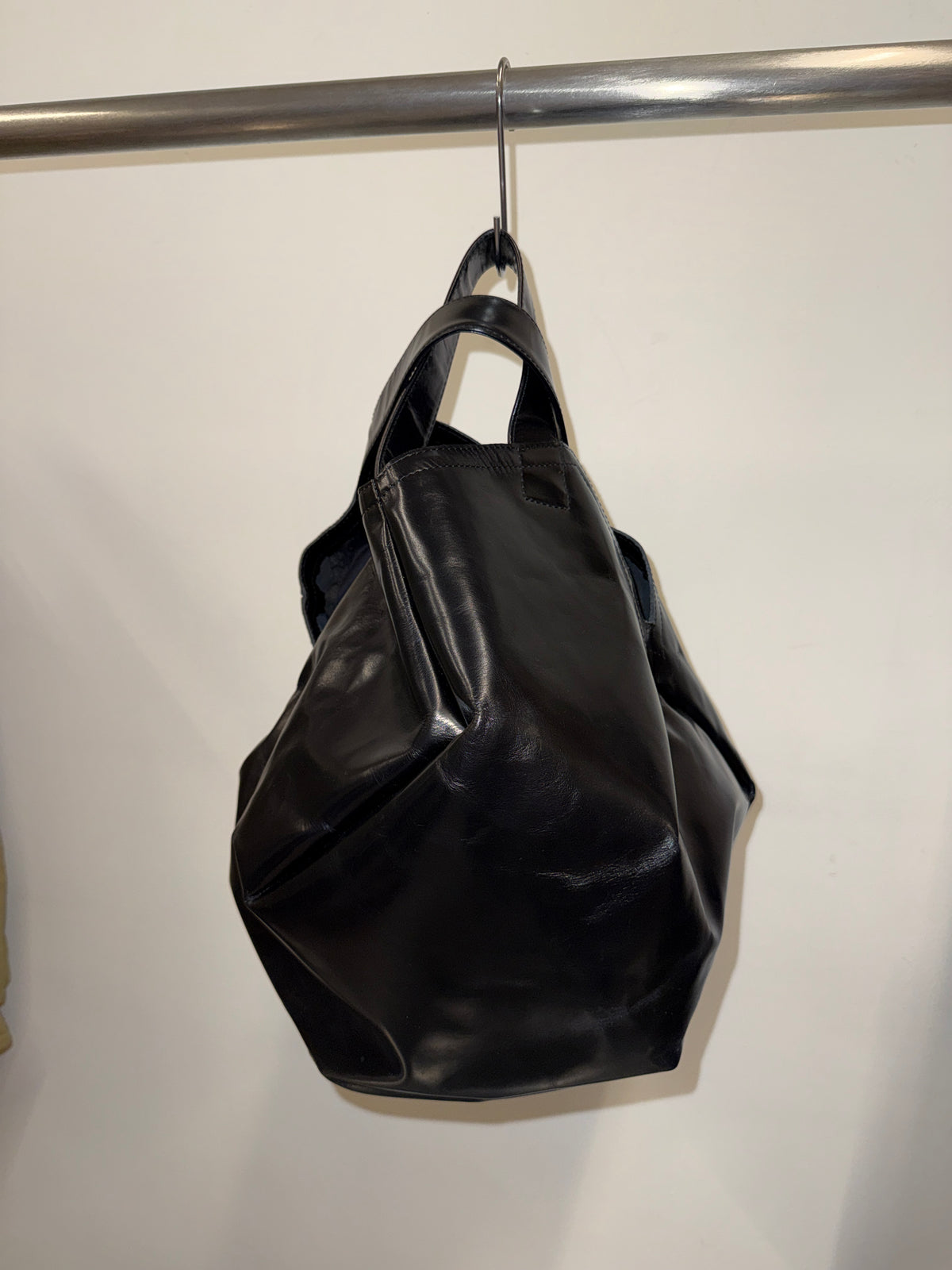 Comme des Garçons Leather Soccer Ball Handbag