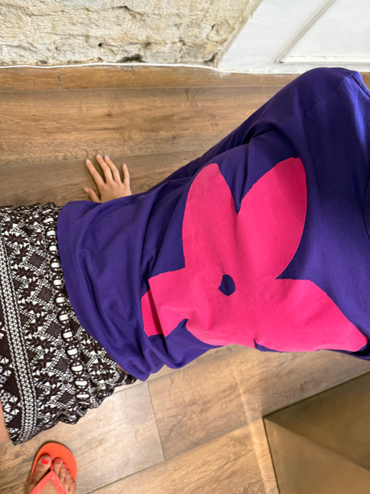 Comme des Garçons Flower Print Long Sleeve Top AD2012