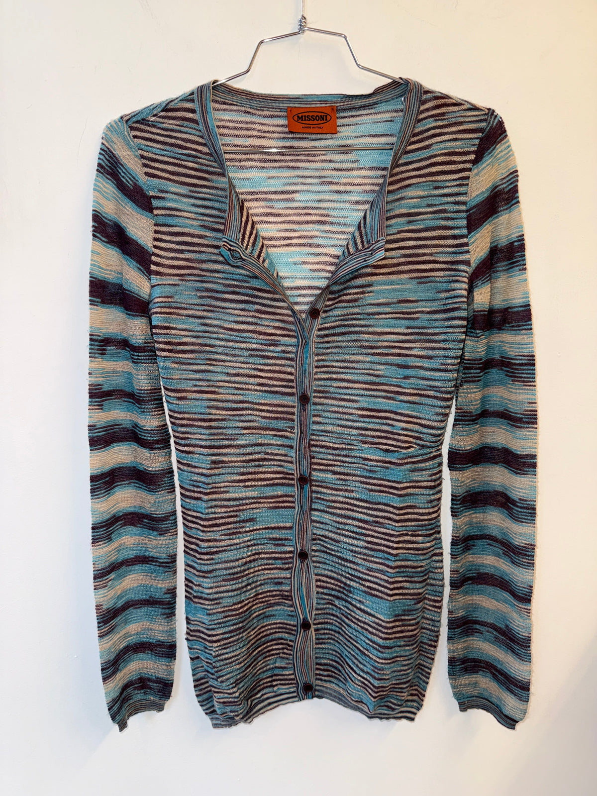 Missoni fine-gauge knit cardigan - front