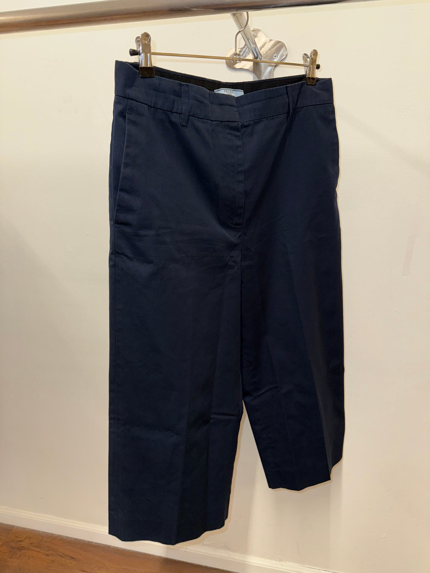 PRADA dark navy full-length trousers