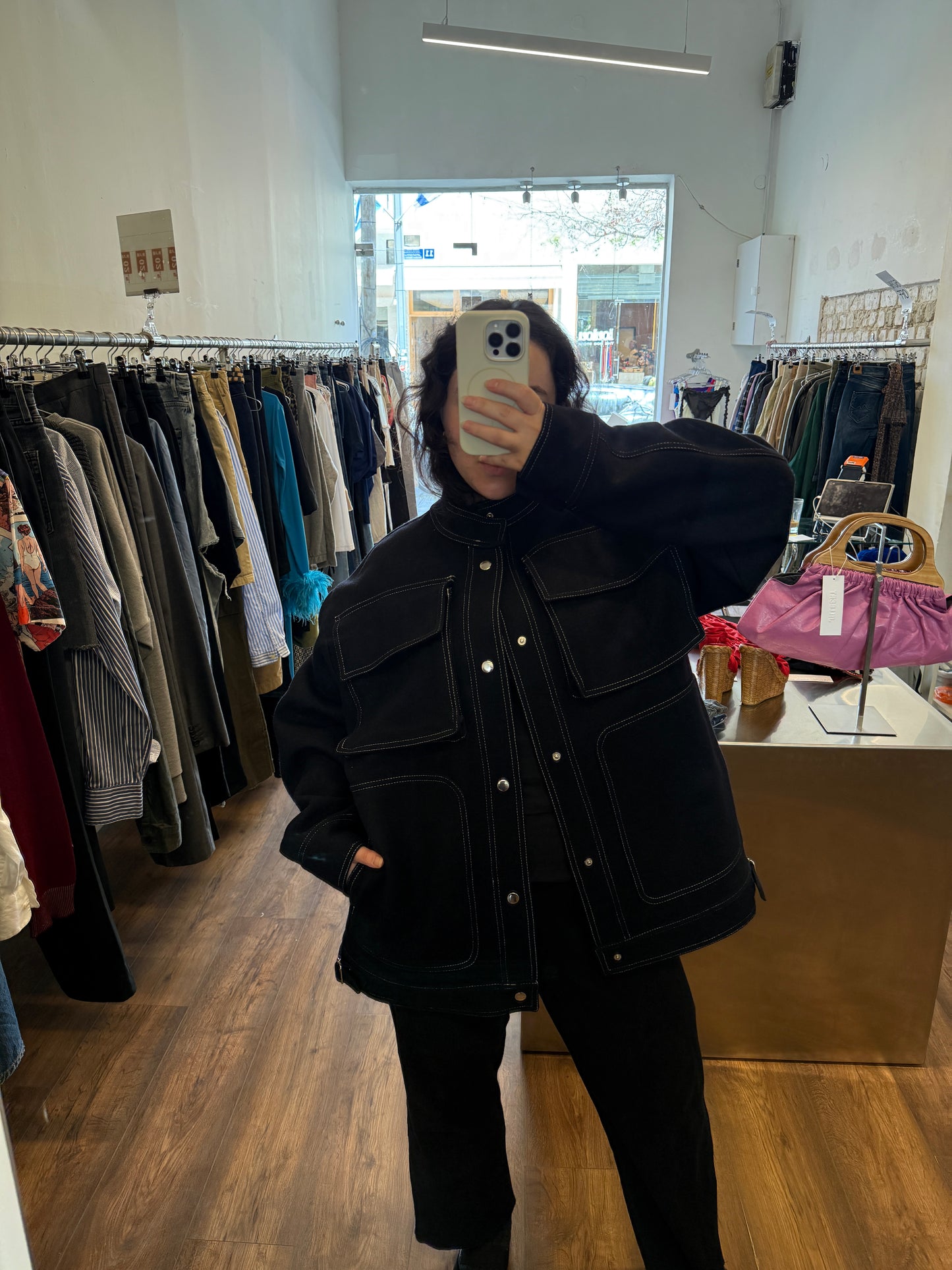 Hed Mayner Oversized Wool Jacket