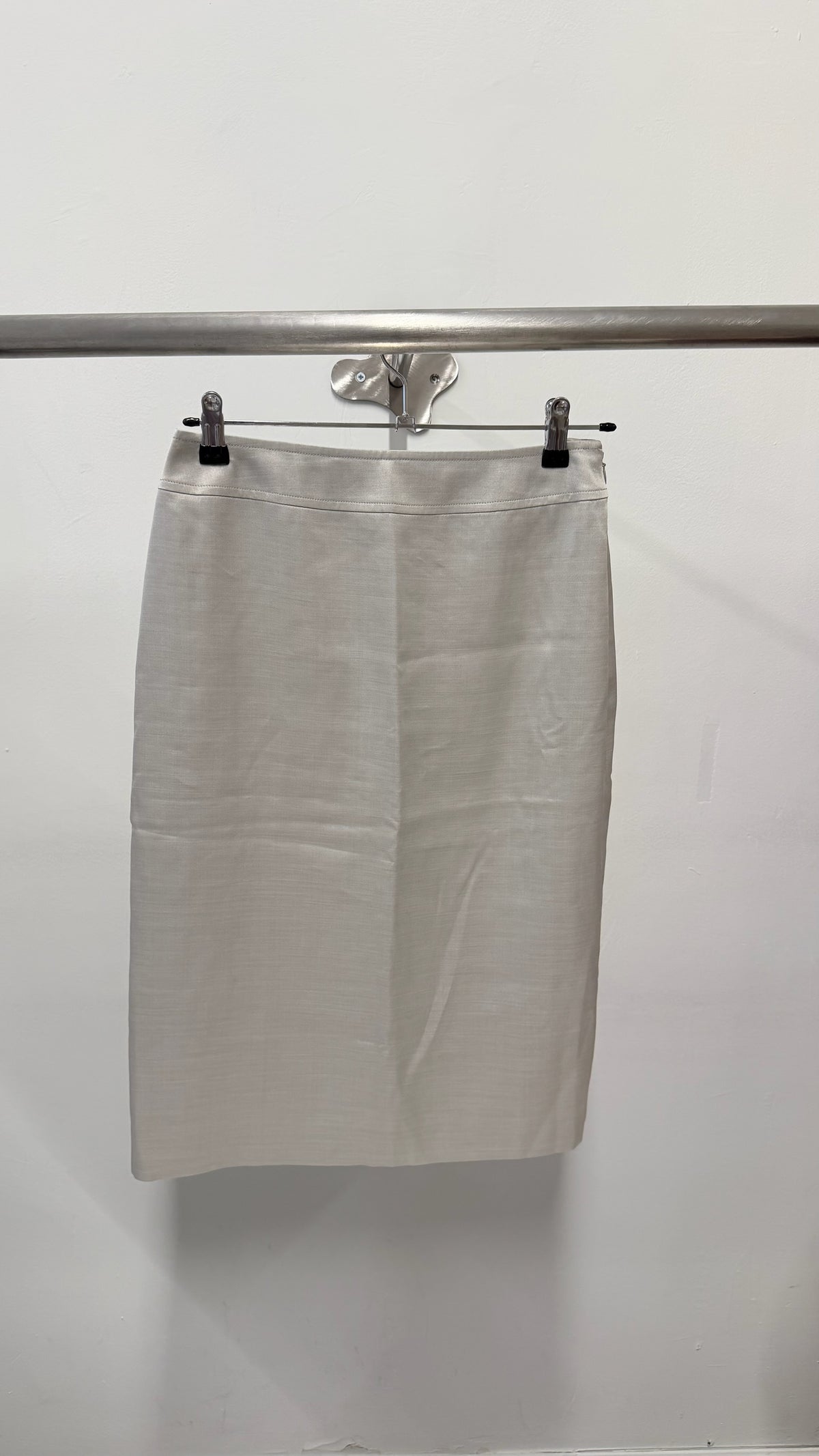 Calvin Klein Collection Silk & Wool Pencil Skirt