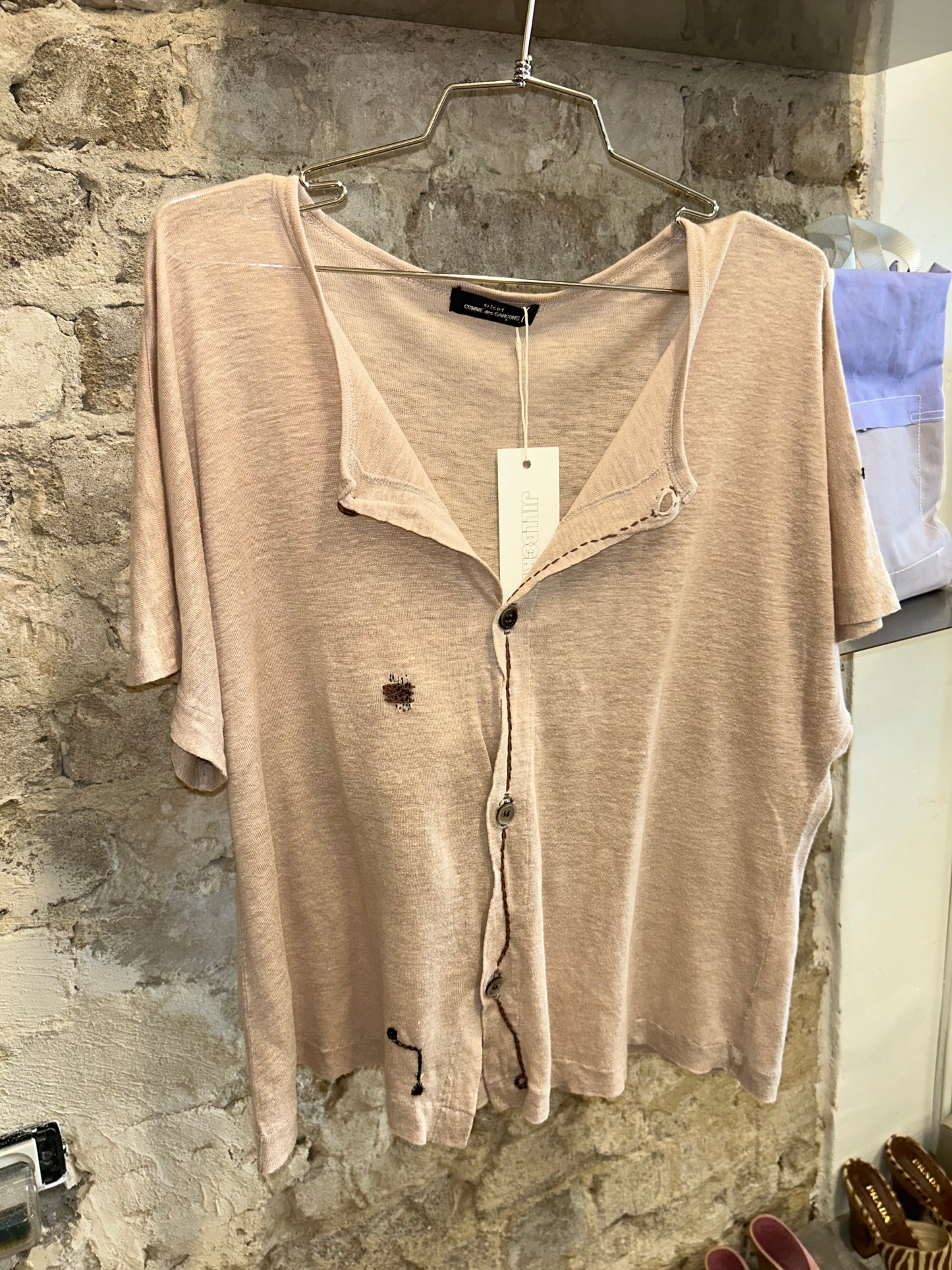 Tricot Comme Des Garcons button shirt