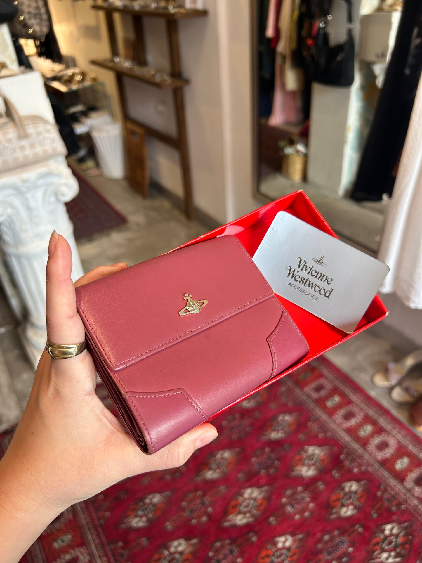 Vivienne Westwood LONDON leather wallet