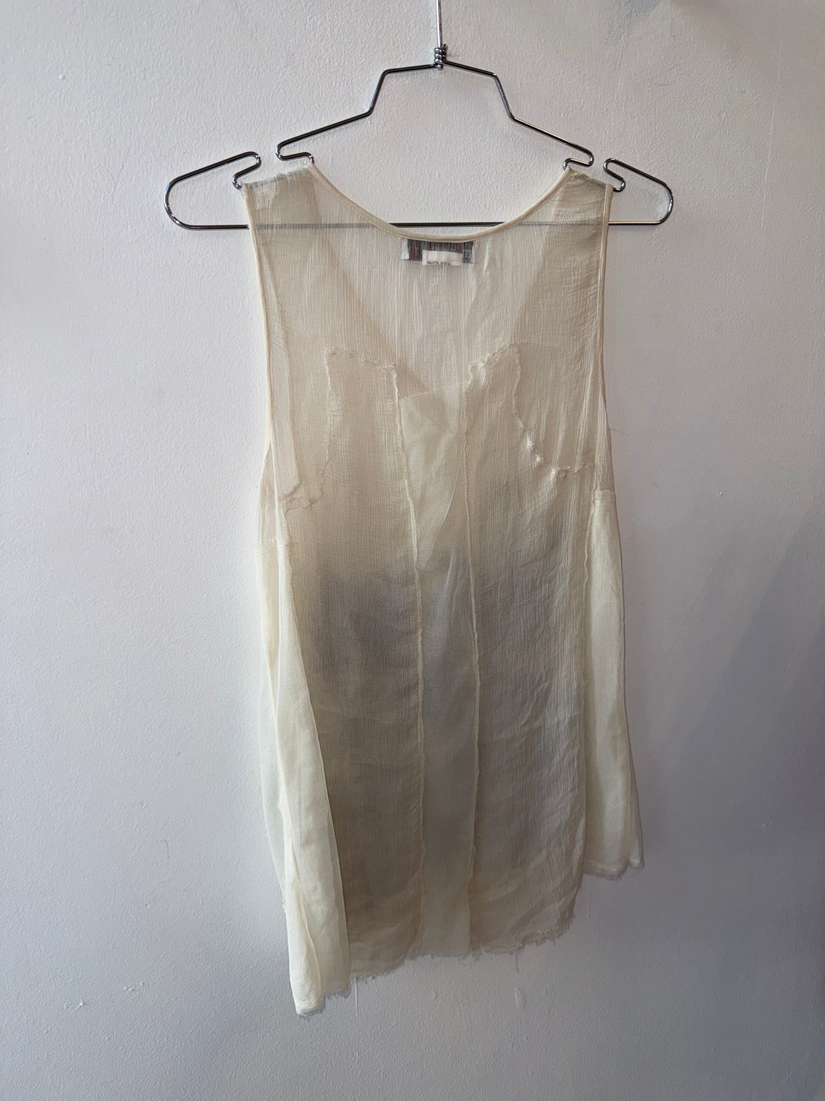 Monnari Sheer Embroidered Tank Top, 2000s