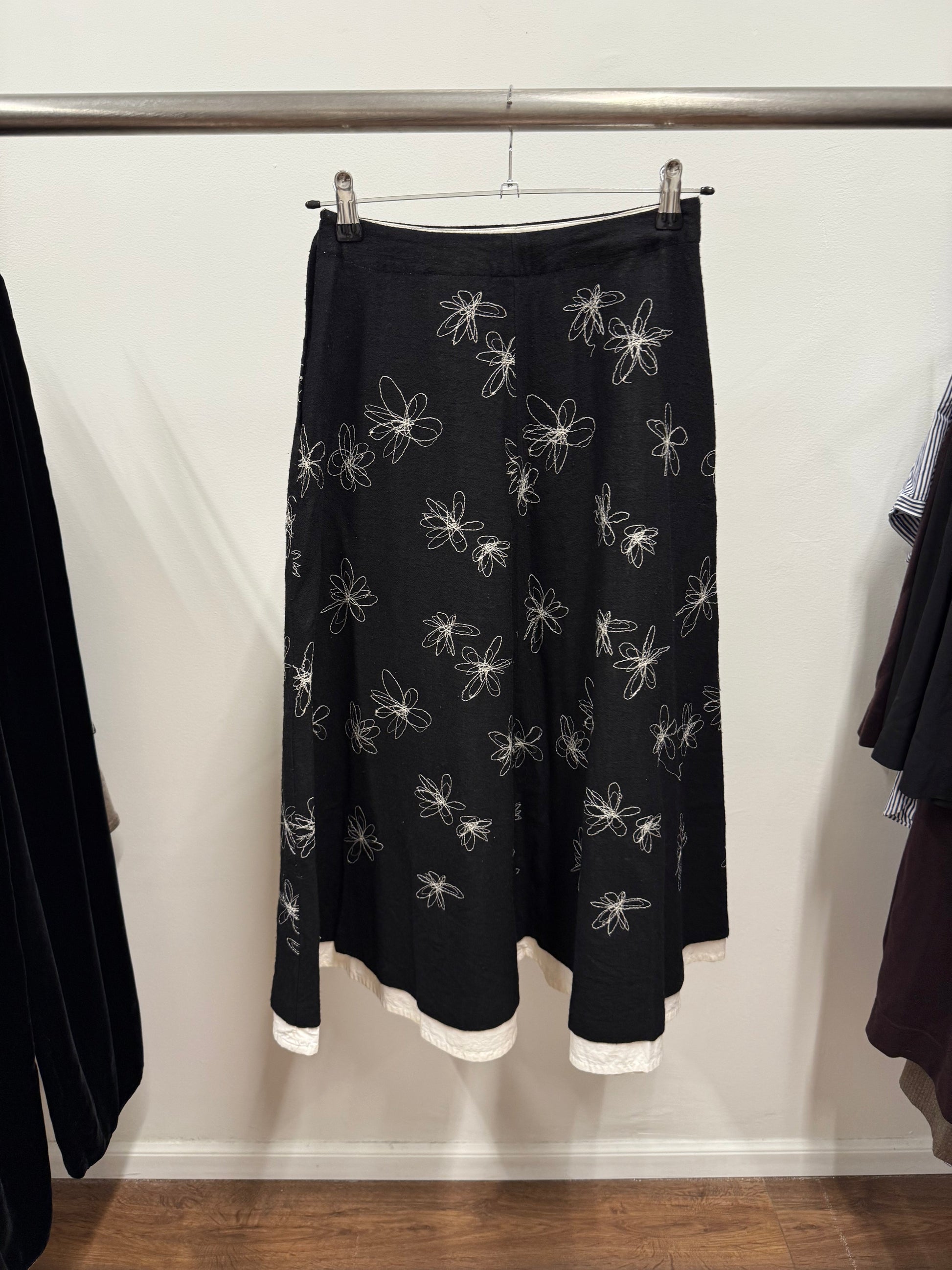 tricot COMME des GARÇONS EmbroiderySkirt - Image 4