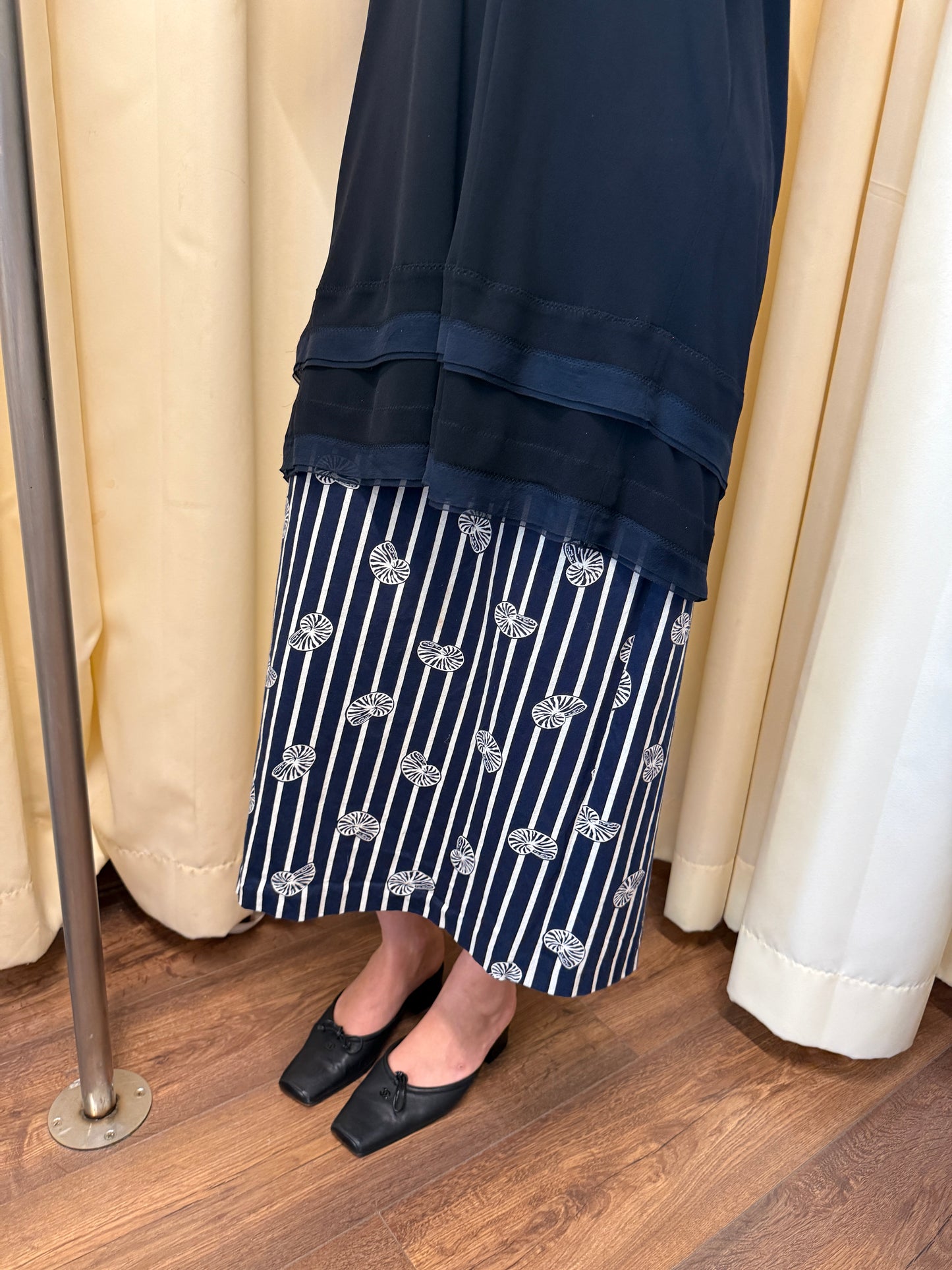 Nautilus Print Low Rise Culottes