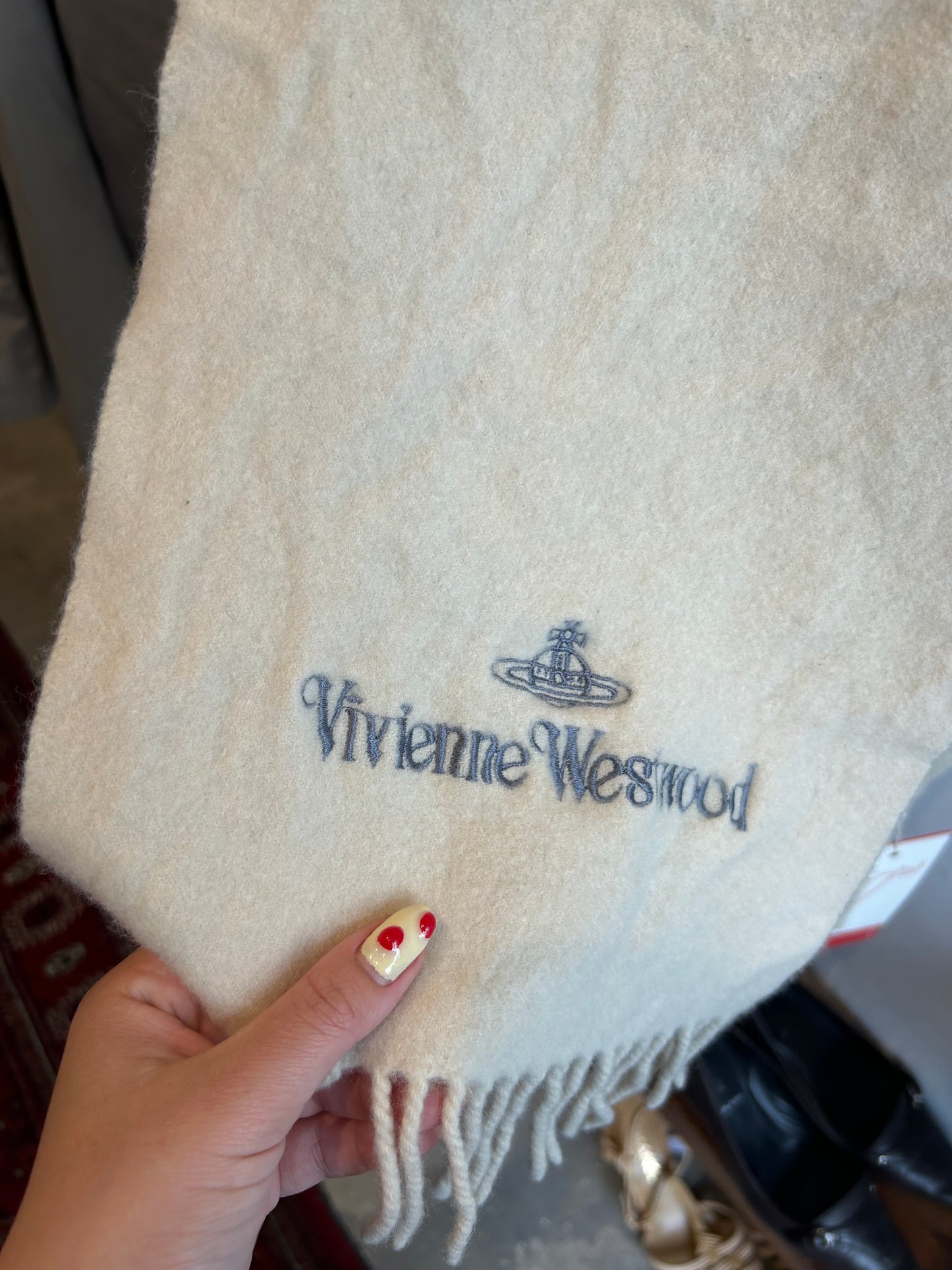 VIVIENNE WESTWOOD wool scarf