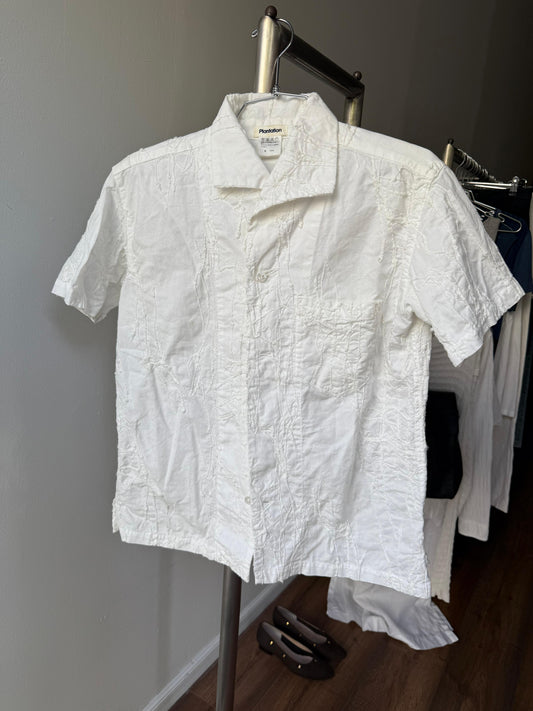 Plantation Asymmetric Collar Shirt