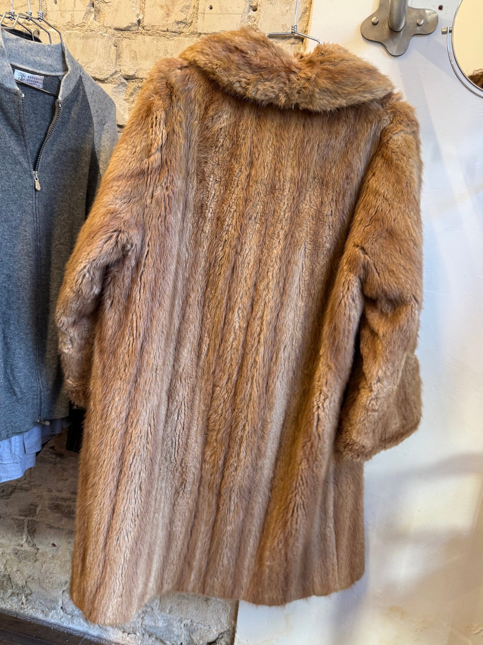 Vintage Real Fur Coat 1970s–1980s - Image 9