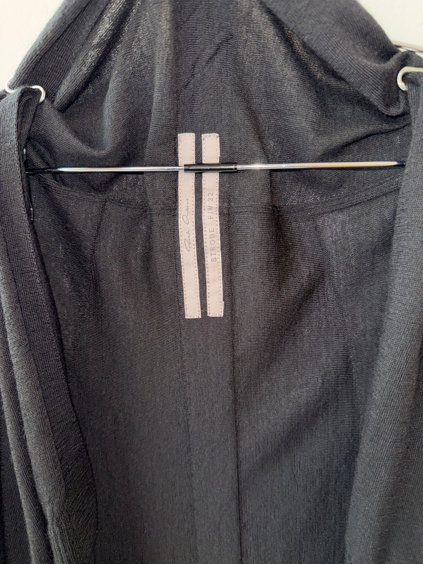 Rick Owens Lilies Draped Silk Blend Cardigan c. 2008