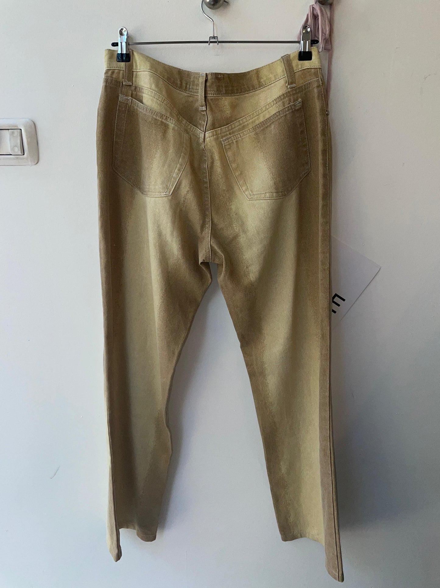 1990s Roberto Cavalli Bleached Denim Jeans