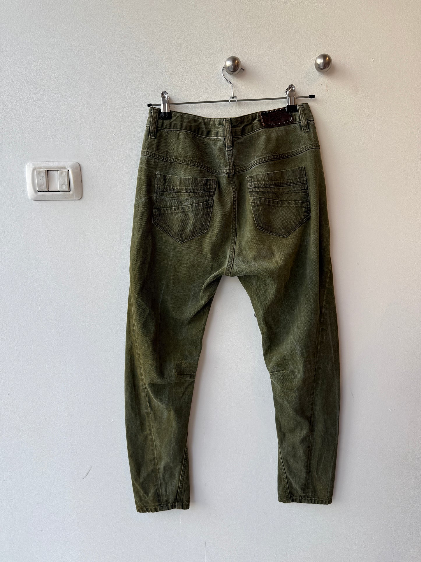 Diesel Fayza – Khaki Wash Trousers
