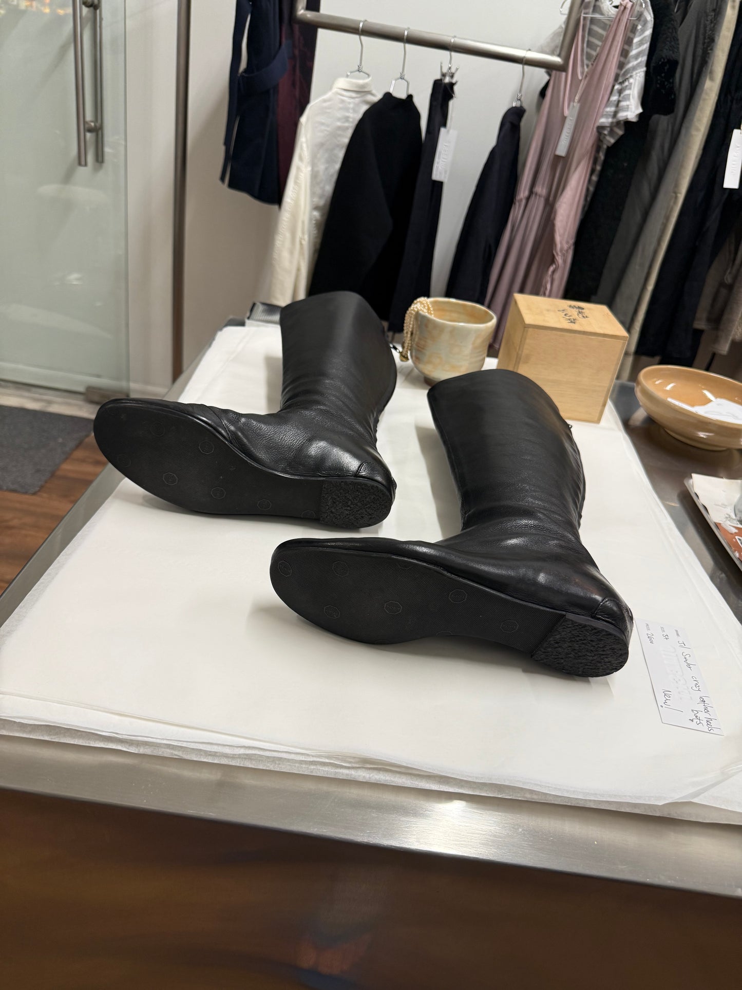 Lanvin archival riding boots 38