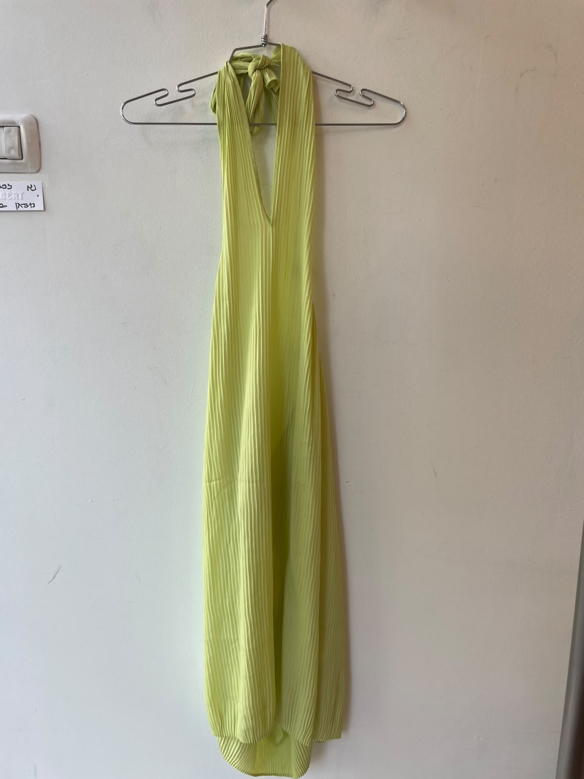 8 by YOOX Pleated Halter Dress