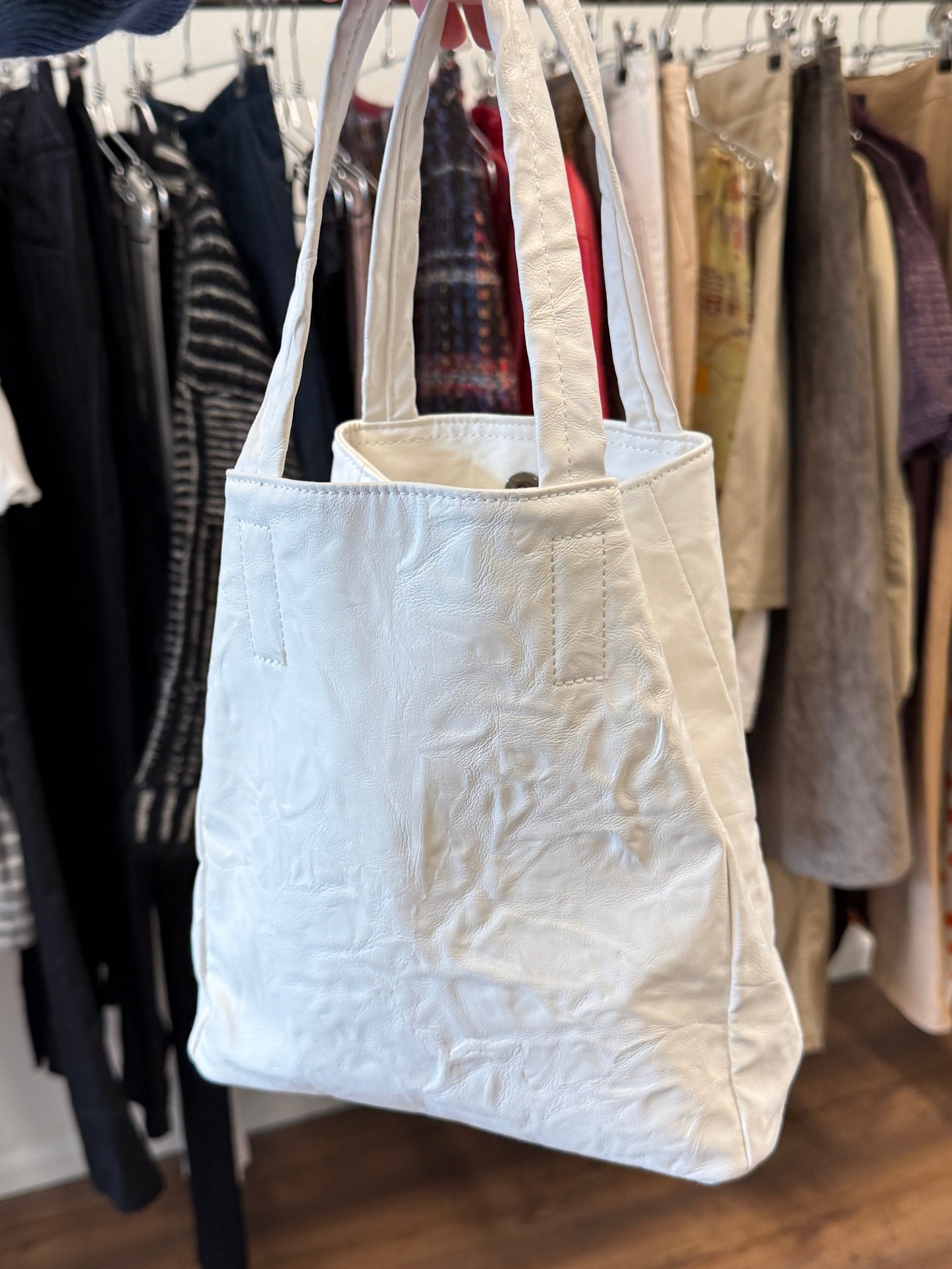 Zucca Faux Leather Mini Tote