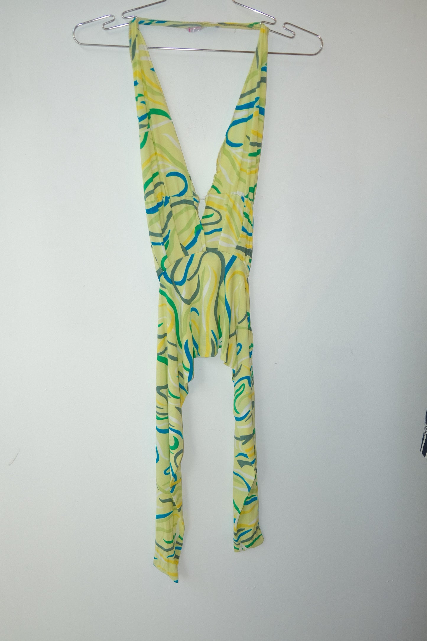 Y2K Psychedelic Halter Top