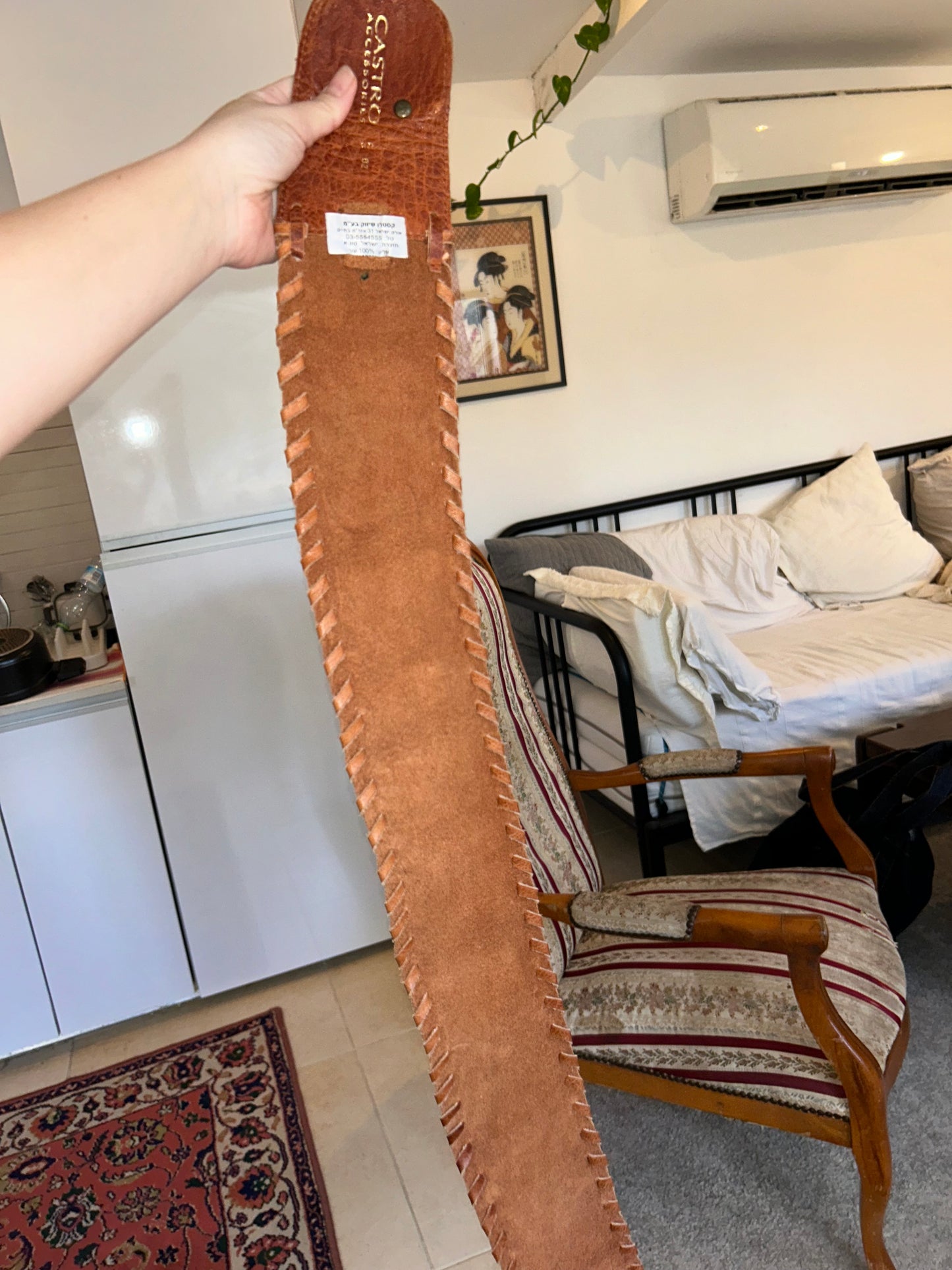 Vintage Castro leather belt