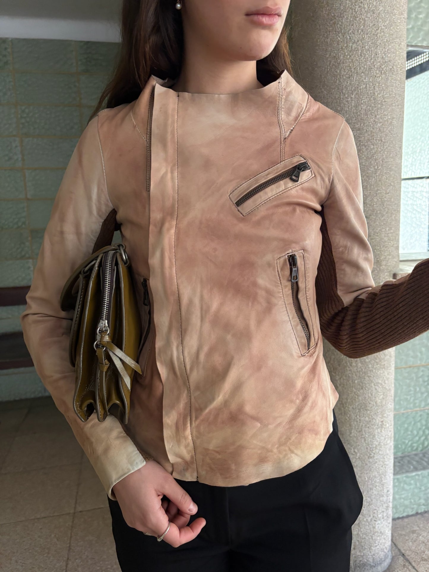 Miu Miu glossy leather mini bag