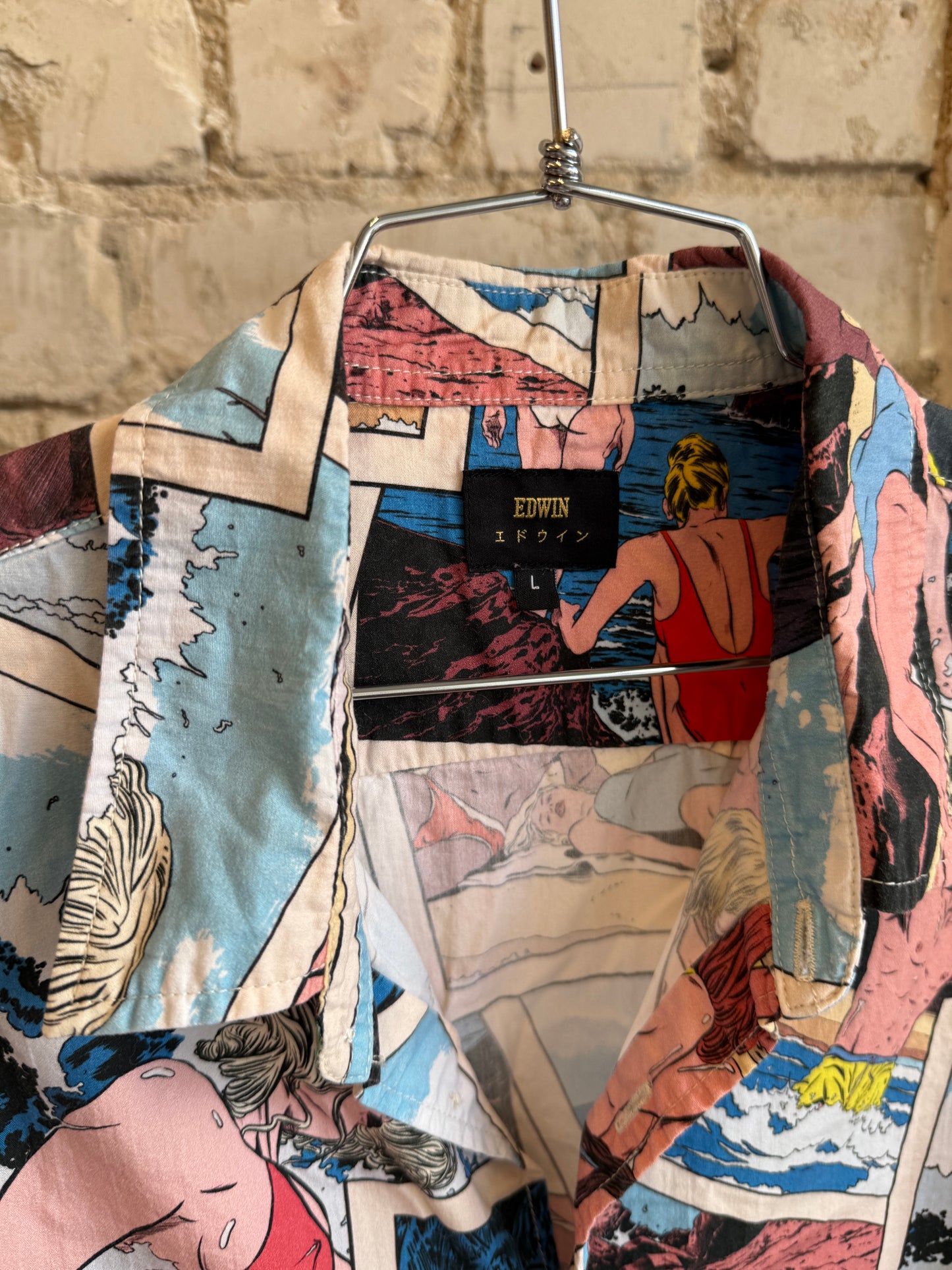 Edwin Nîmes Printed Short Sleeve Shirt