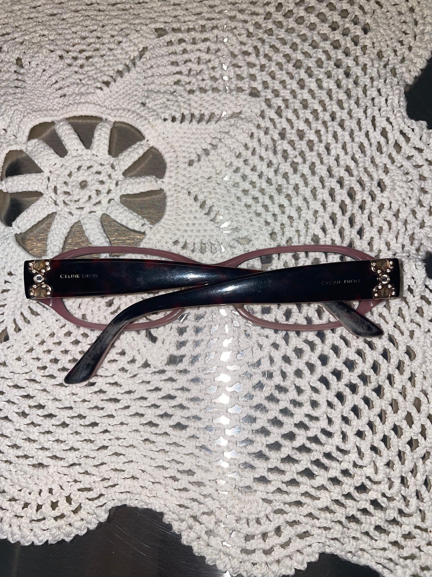 Celine Dion Eyes Crystal Optical Frame
