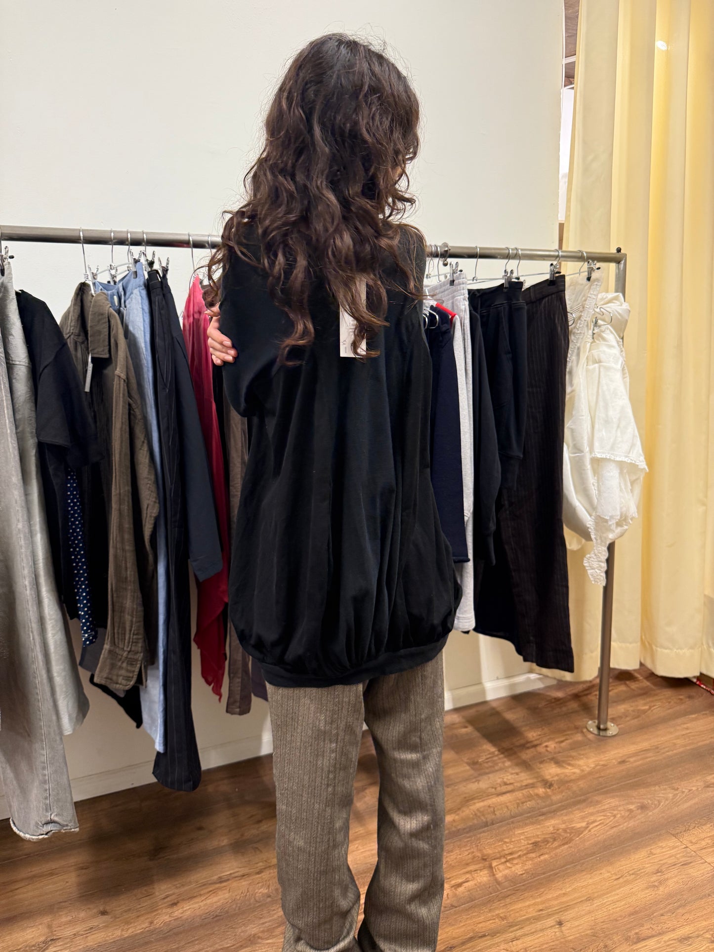 Y’s (Yohji Yamamoto) sheer balloon top