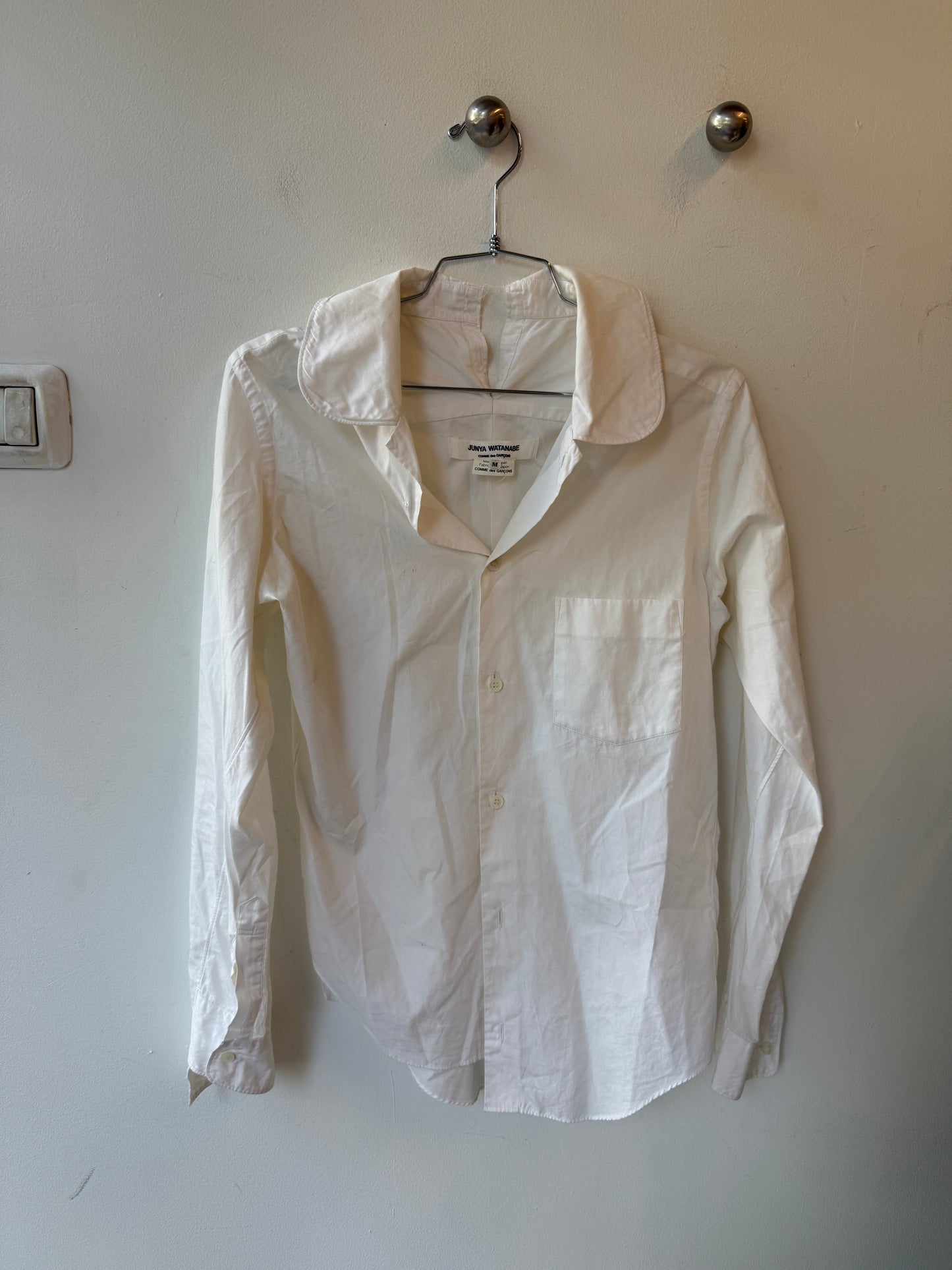 Junya Watanabe Comme des Garçons 2008 Asymmetric Cotton Shirt