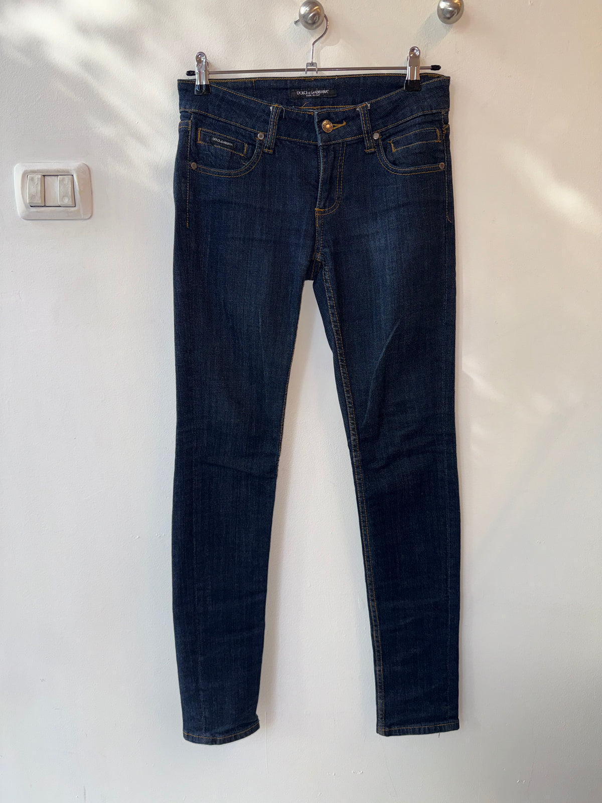 2000s Dolce & Gabbana Dark Wash Skinny Jeans