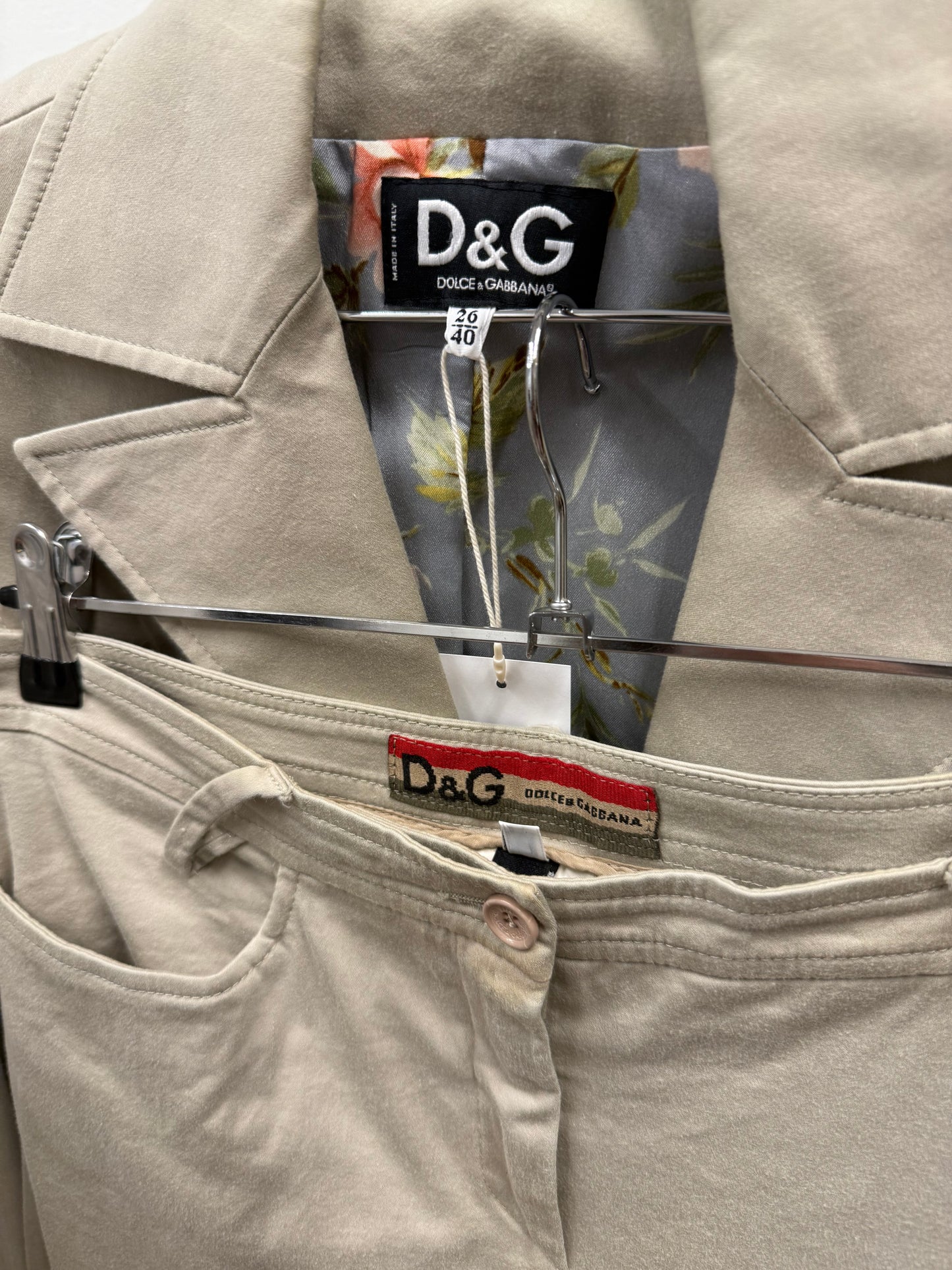 D&G by Dolce & Gabbana tailored suit