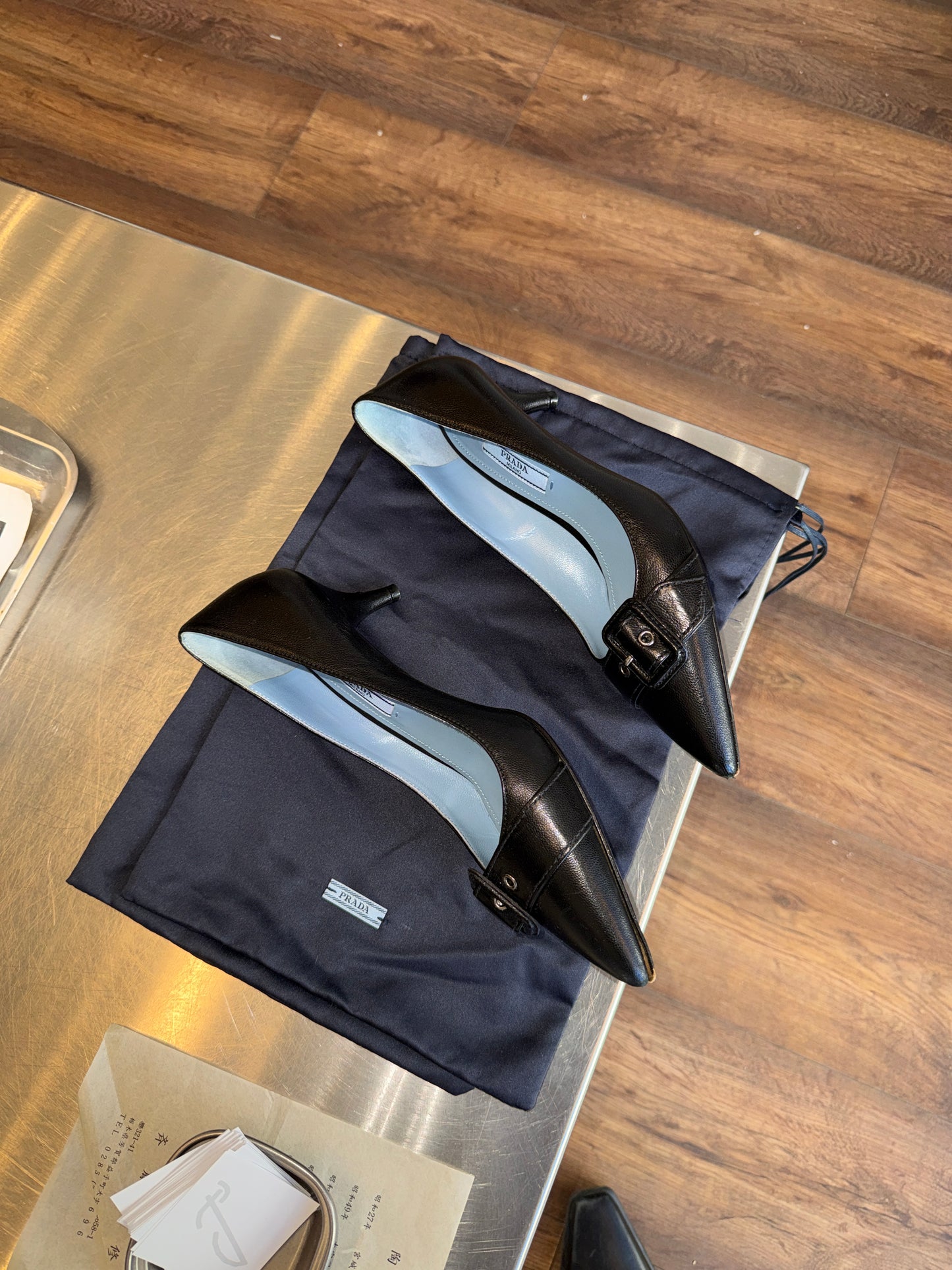 Prada Buckle Pointed Pumps 2018׳s