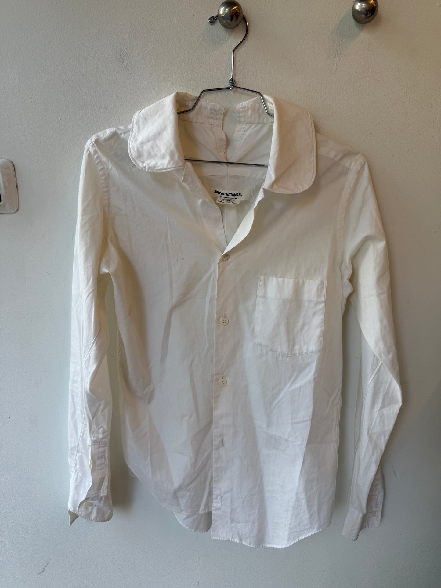 Junya Watanabe Comme des Garçons 2008 Asymmetric Cotton Shirt